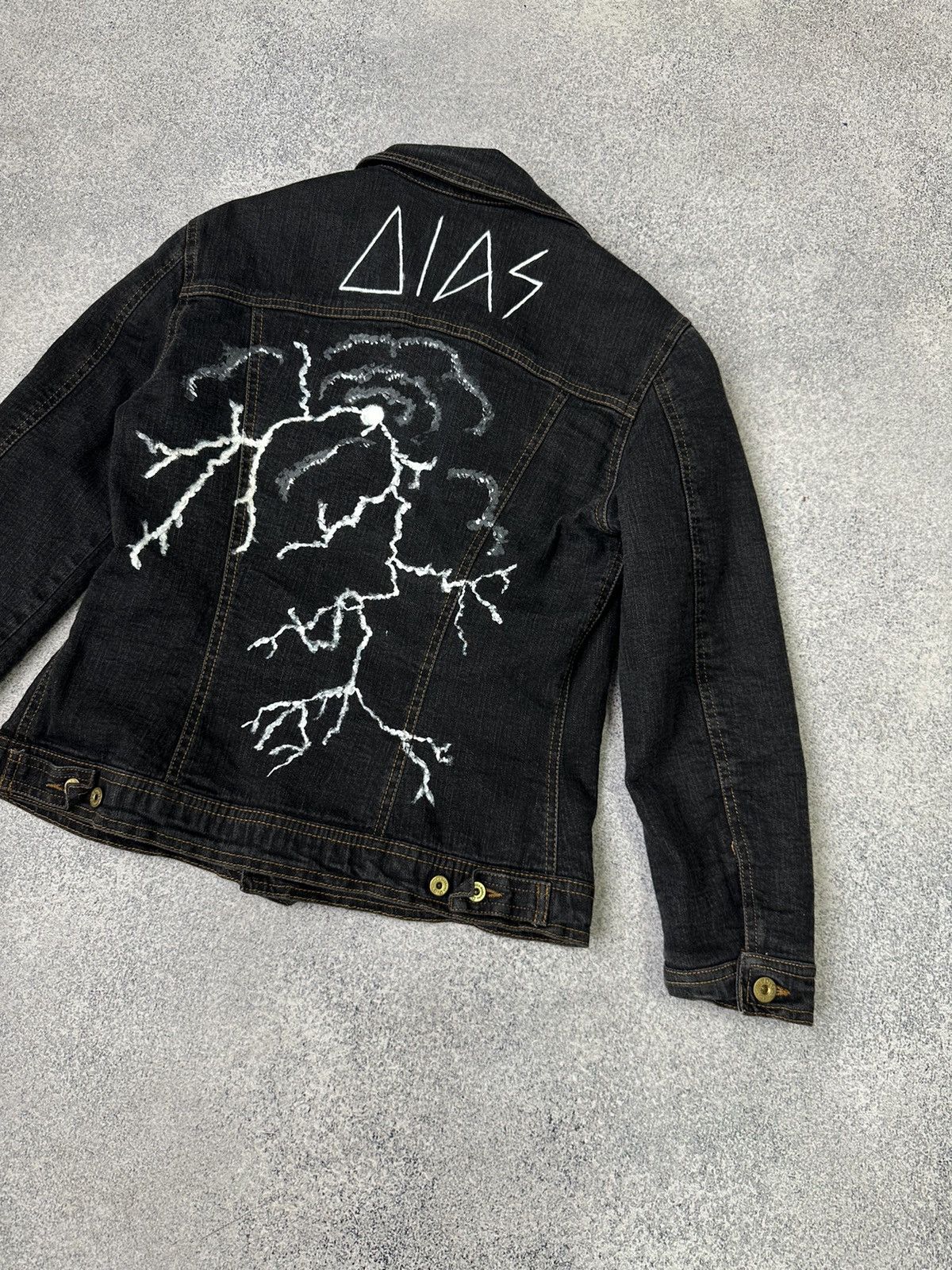 Dolce & Gabbana × Vintage Vintage Dolce&Gabbana HandPrinted Woman Denim Jacket Size S / US 4 / IT 40 - 3 Thumbnail