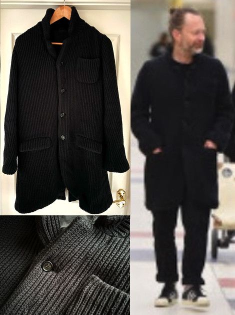 Undercover Undercover Knitted Coat Jacket Black Thom Yorke Radiohead Size US S / EU 44-46 / 1 - 1 Thumbnail