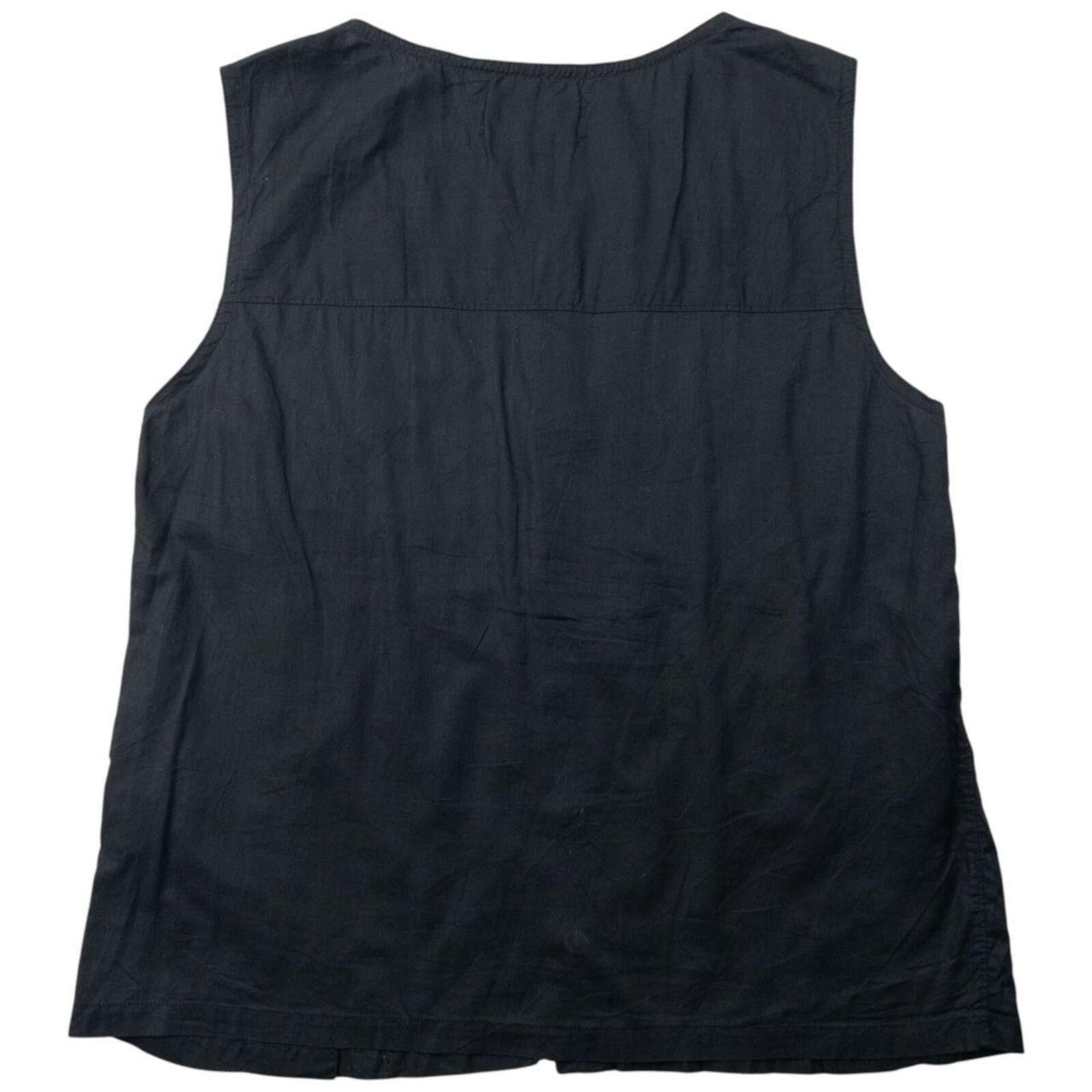 Zucca Vintage 2000s Cabane De Zucca By Issey Miyake Ruffle Top M Size M / US 6-8 / IT 42-44 - 2 Thumbnail