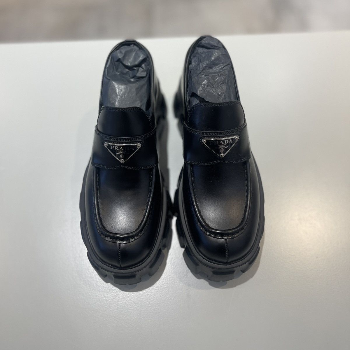 Prada Prada Monolith 55mm Loafer Size US 6.5 / IT 36.5 - 5 Thumbnail