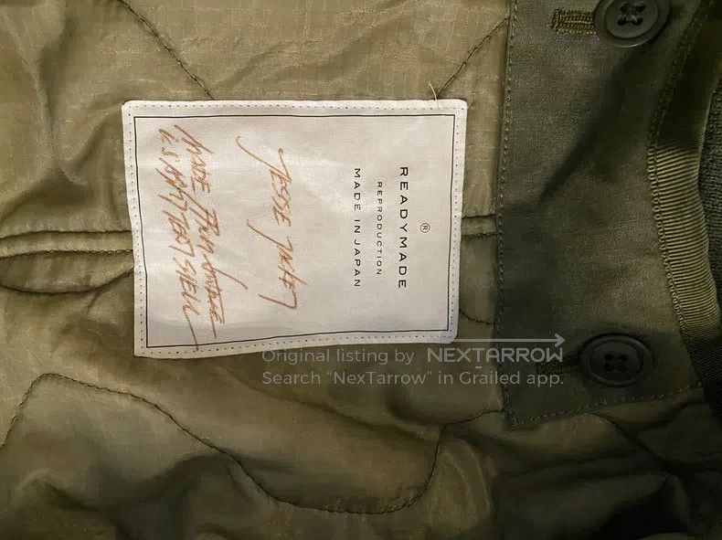 READYMADE Ready Made JESSE JACKET, Military Green Size US M / EU 48-50 / 2 - 3 Thumbnail