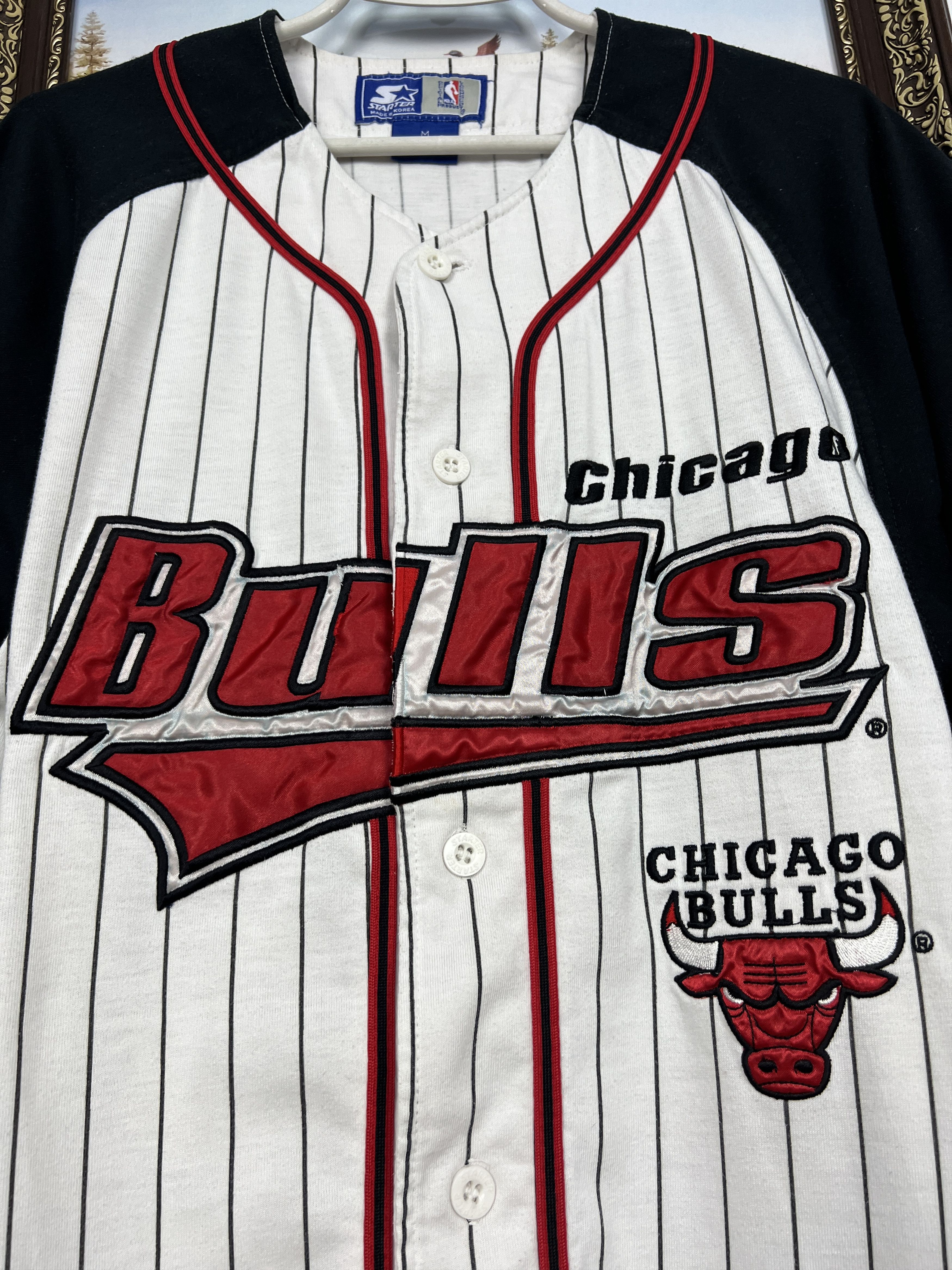 Starter Vintage NBA Chicago Bulls Starter Baseball Jersey Size US M / EU 48-50 / 2 - 3 Thumbnail