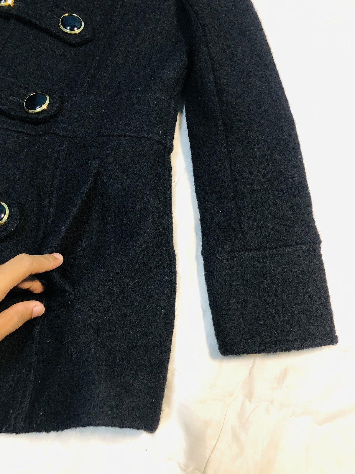 Minimum Minimum Double Breasted Hoodie Wool Jacket (11) Size US XL / EU 56 / 4 - 4 Thumbnail