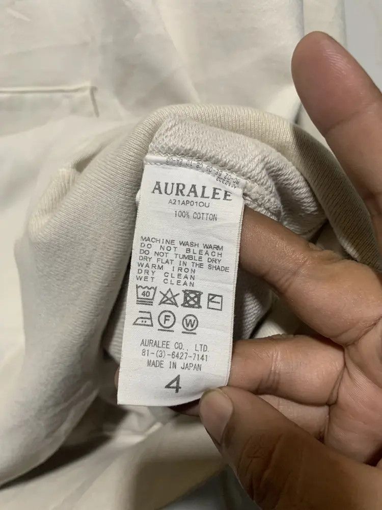 Auralee Auralee garment dyed organic cotton french terry hoodie Size US XL / EU 56 / 4 - 9 Thumbnail