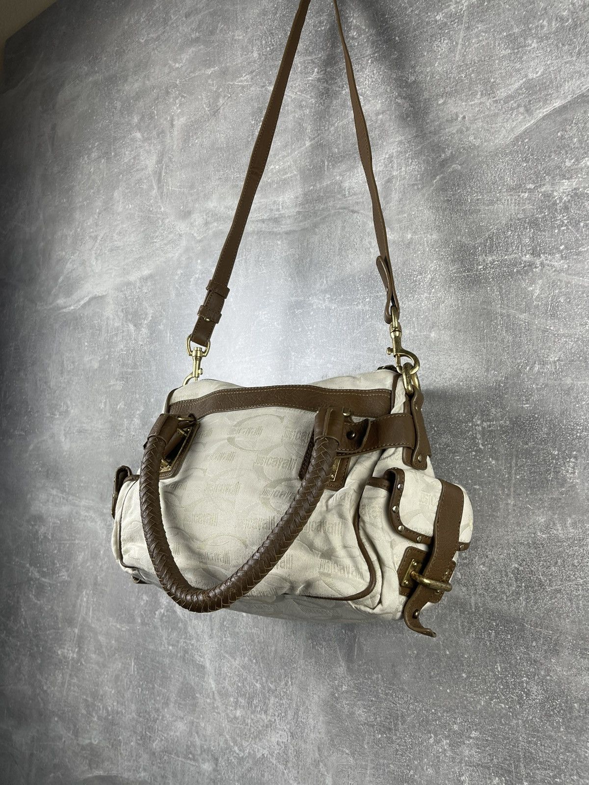 Just Cavalli Roberto Cavalli Just Cavalli Vintage Y2K Tote Crossbody Bag Size ONE SIZE - 7 Thumbnail