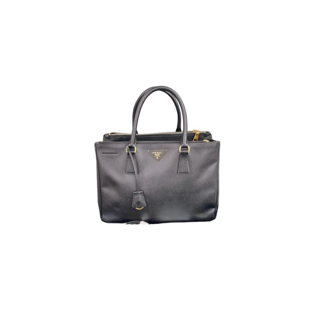 Prada Prada Saffiano Leather Handle Bag Size ONE SIZE - 1 Thumbnail