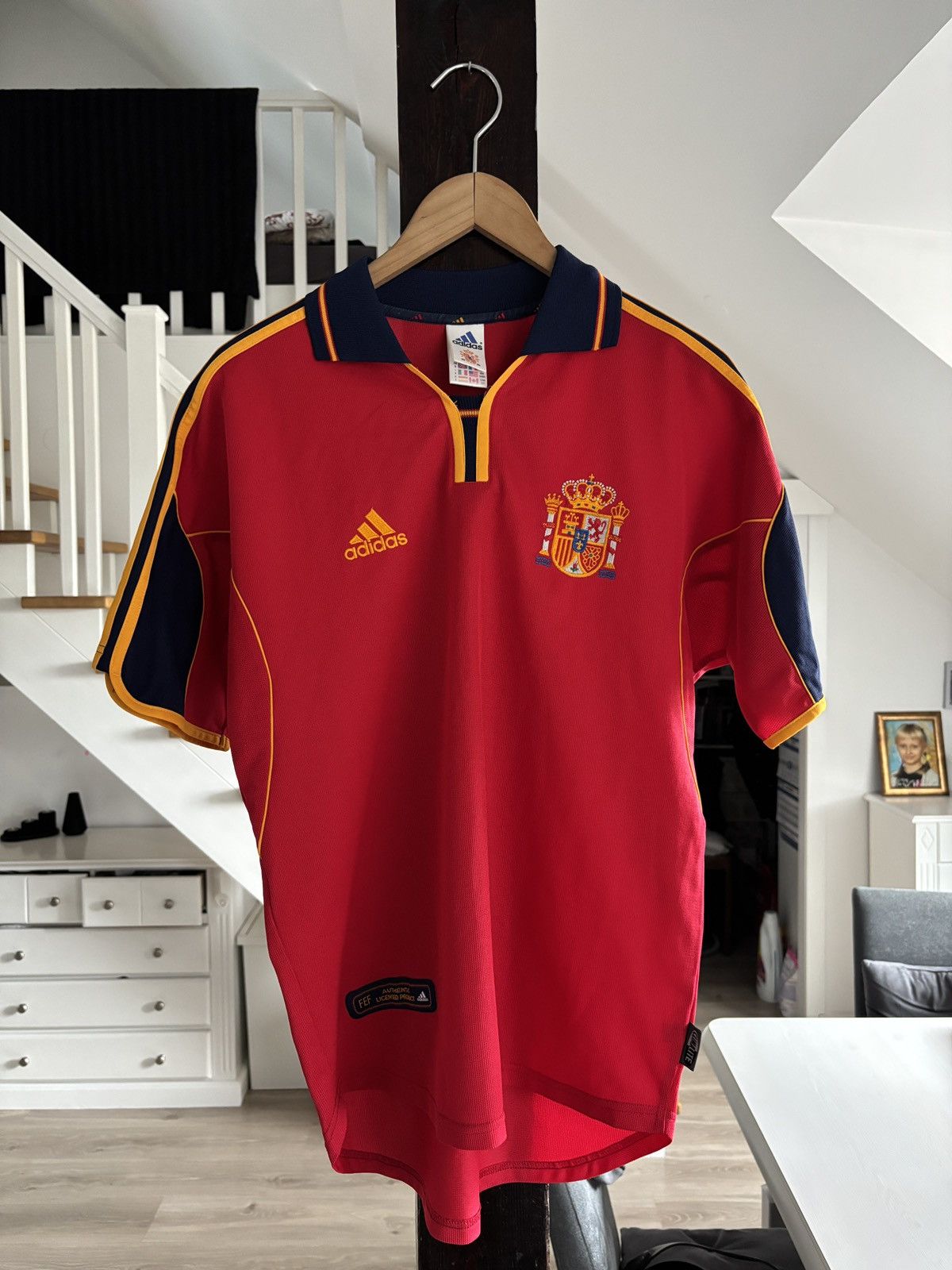 Adidas Vintage Adidas Spain Shirt 1999 Small Size US S / EU 44-46 / 1 - 1 Thumbnail
