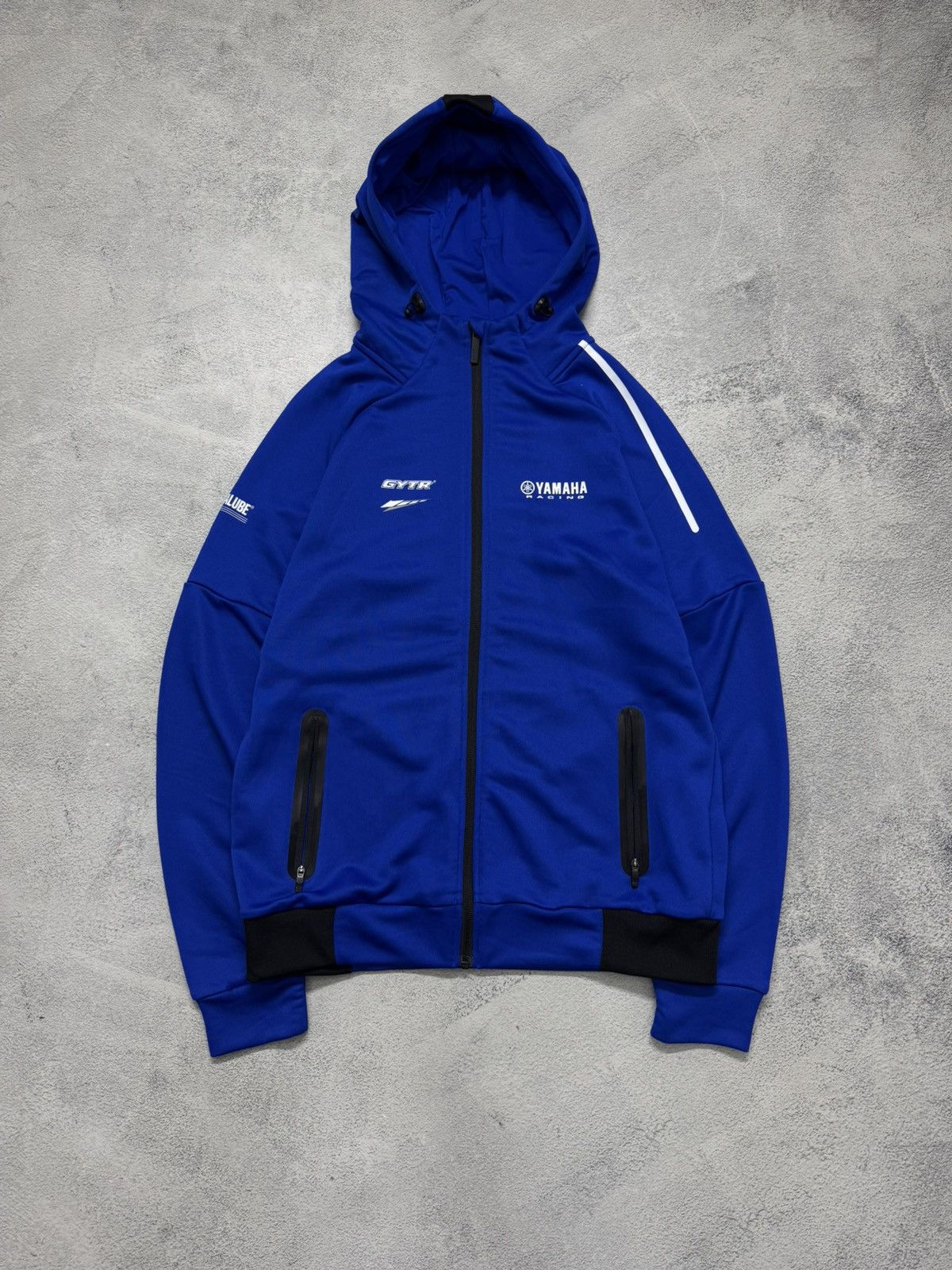 Yamaha Vintage Y2k Yamaha💙 Factory Racing Print Zip Sweatshirt Size US M / EU 48-50 / 2 - 4 Thumbnail
