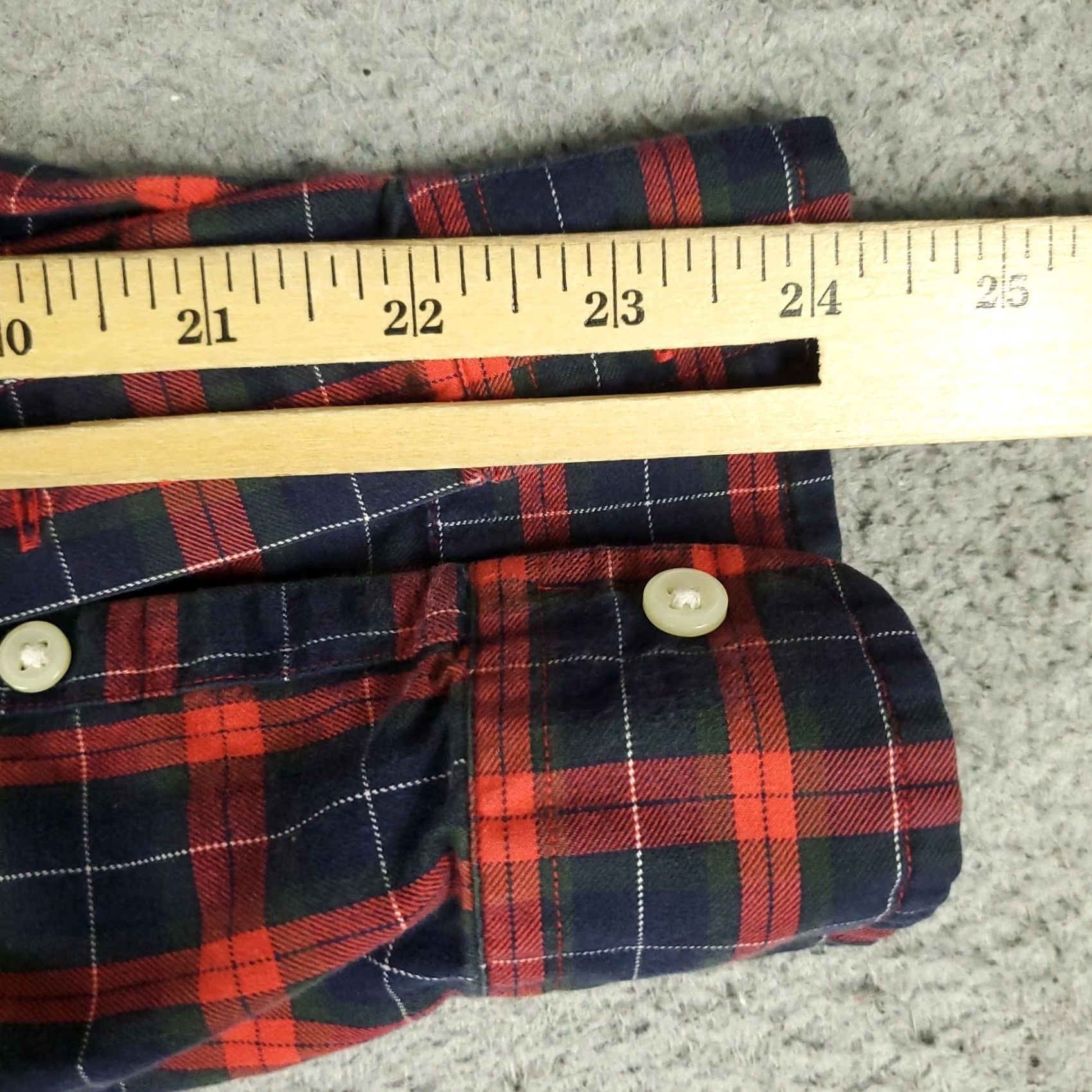 Ralph Lauren Ralph Lauren Shirt Mens Large Blue Red Plaid Button-Up Long Sleeve Casual Business Formal Workwear Poplin Cotton" Size US L / EU 52-54 / 3 - 7 Thumbnail