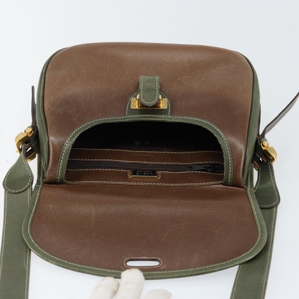 Loewe Loewe Anagram Leather Shoulder Bag Gold Size ONE SIZE - 12 Thumbnail