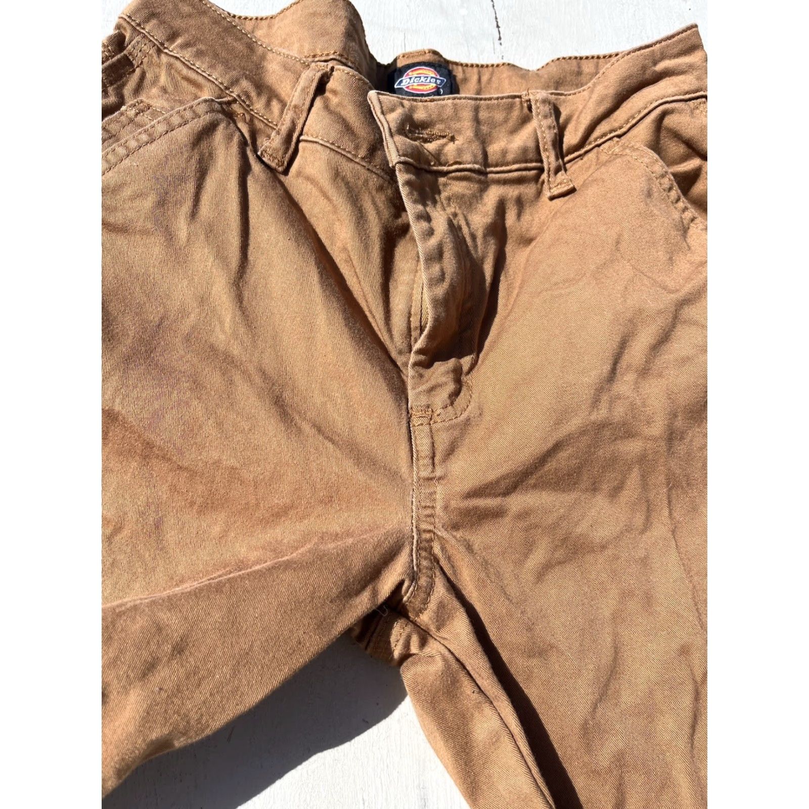 Dickies Dickies Women's Pants Beige Solid 25R Workwear Carpenter Street Skate Size 42" / US 20 - 7 Thumbnail