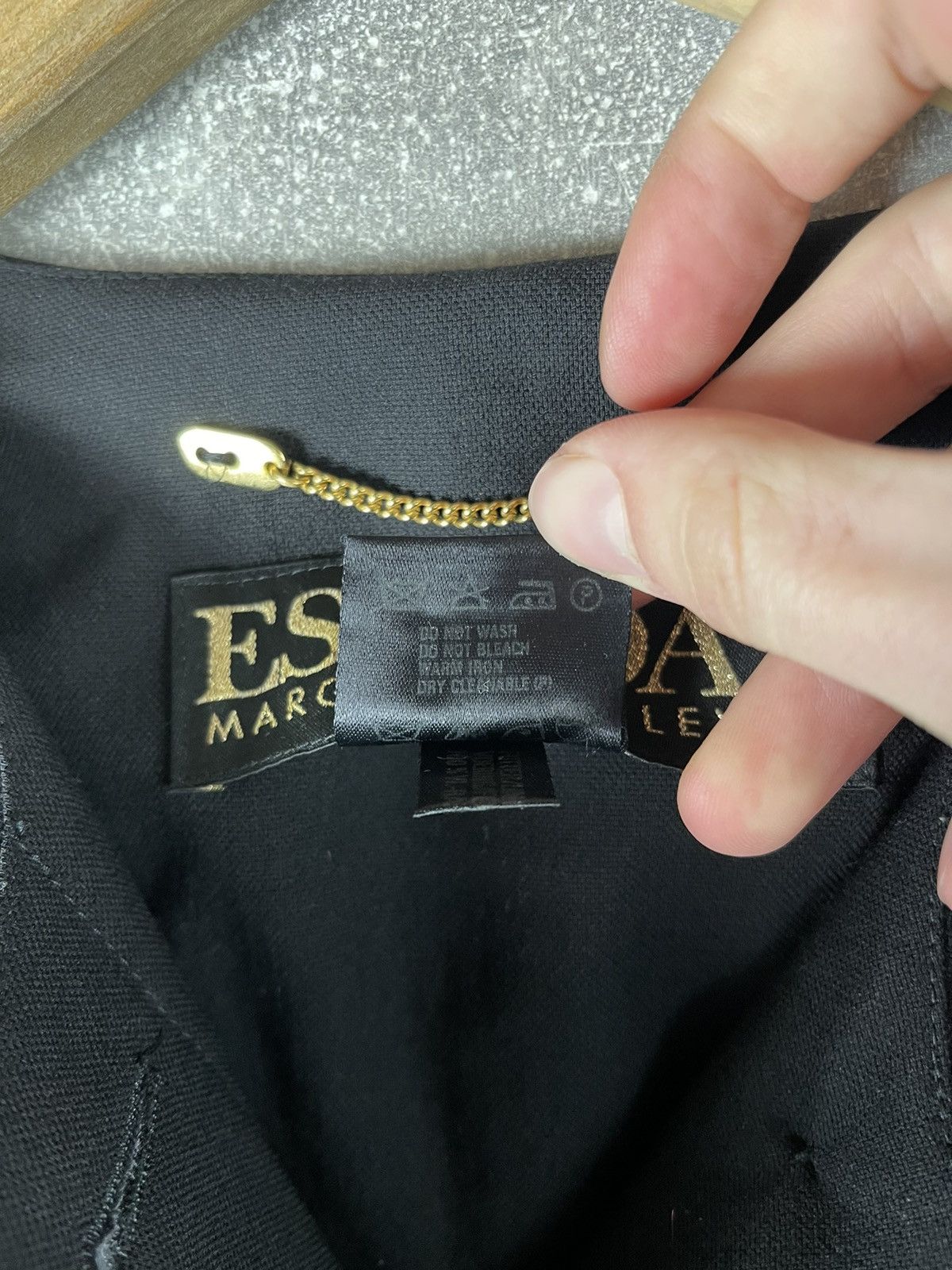 Escada Escada Margaretha Ley Virgin Wool Jacket Black Minimalist Size M / US 6-8 / IT 42-44 - 14 Thumbnail