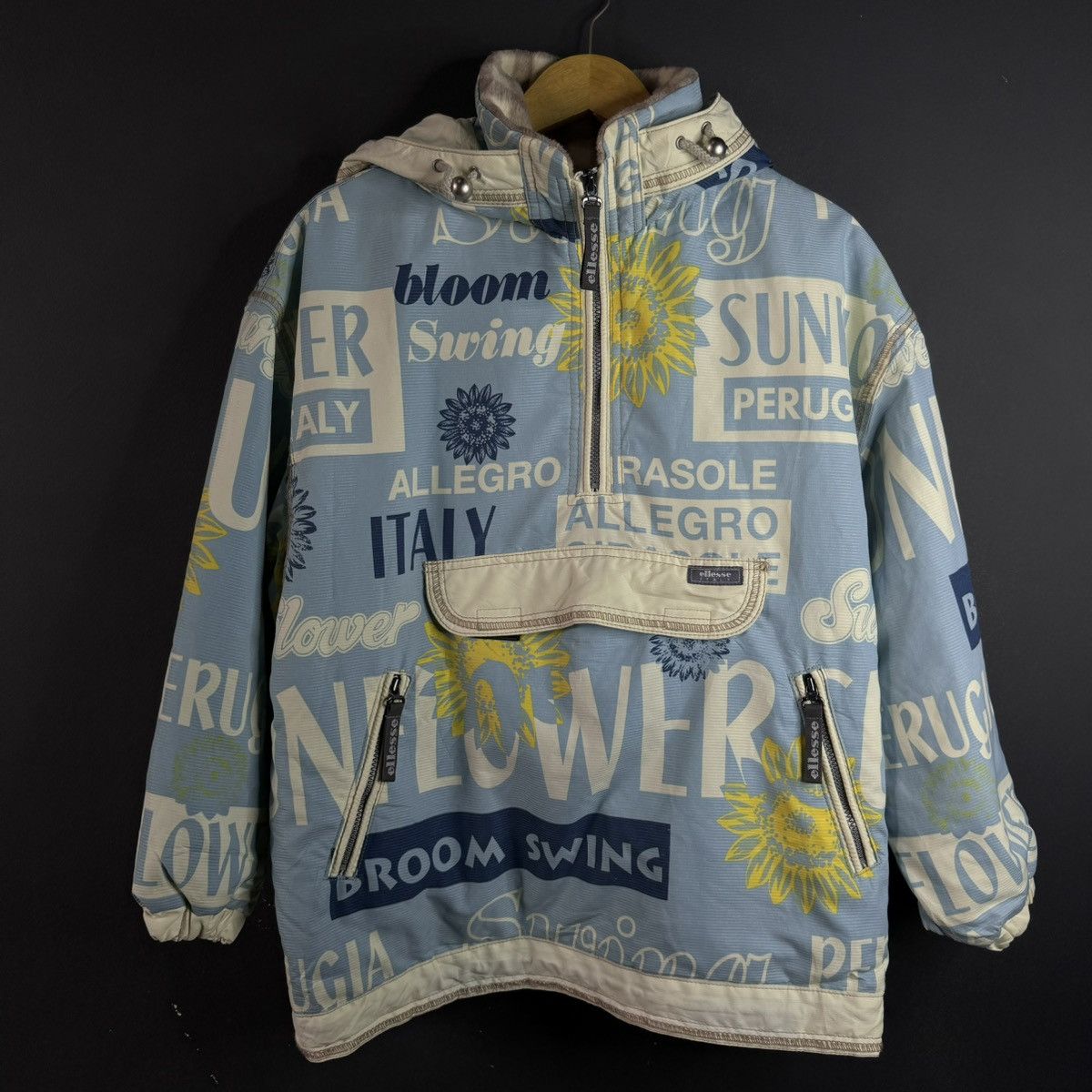 Ellesse Vintage Ellesse Sunflower Ski Jacket Size US M / EU 48-50 / 2 - 1 Thumbnail