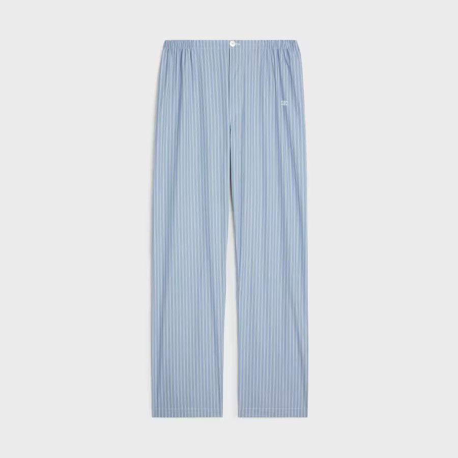 o1loc1c0525 Triomphe Pajama Pants in Blue