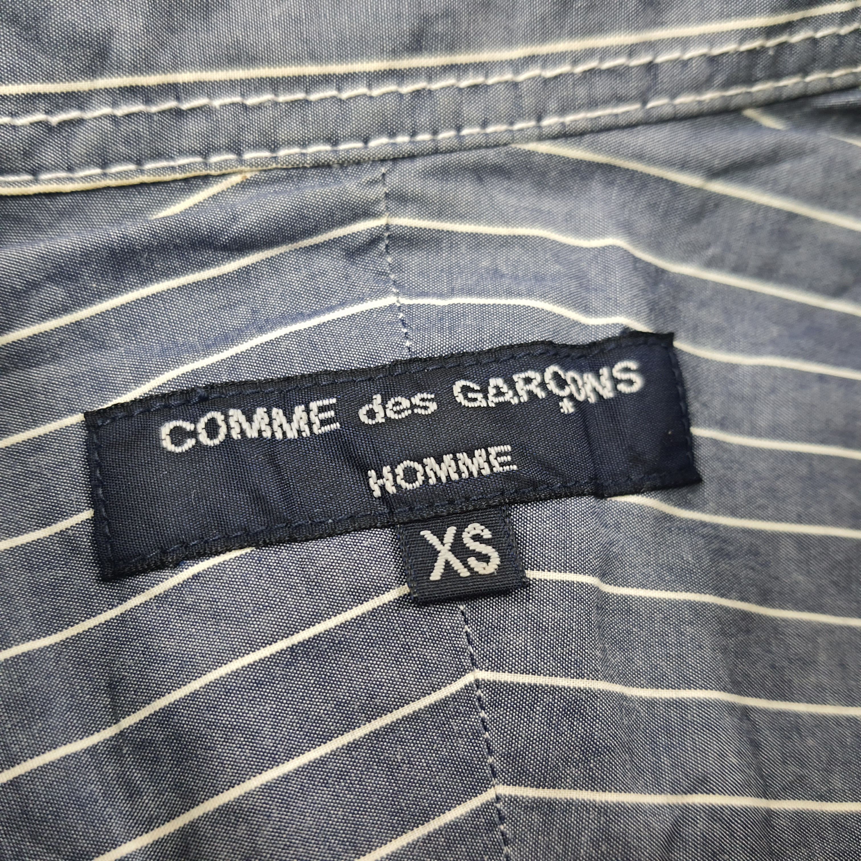Comme des Garcons Homme × Japanese Brand × Vintage Vintage Comme Des Garcons Homme Button Up Shirt C219N51 Size US S / EU 44-46 / 1 - 5 Thumbnail