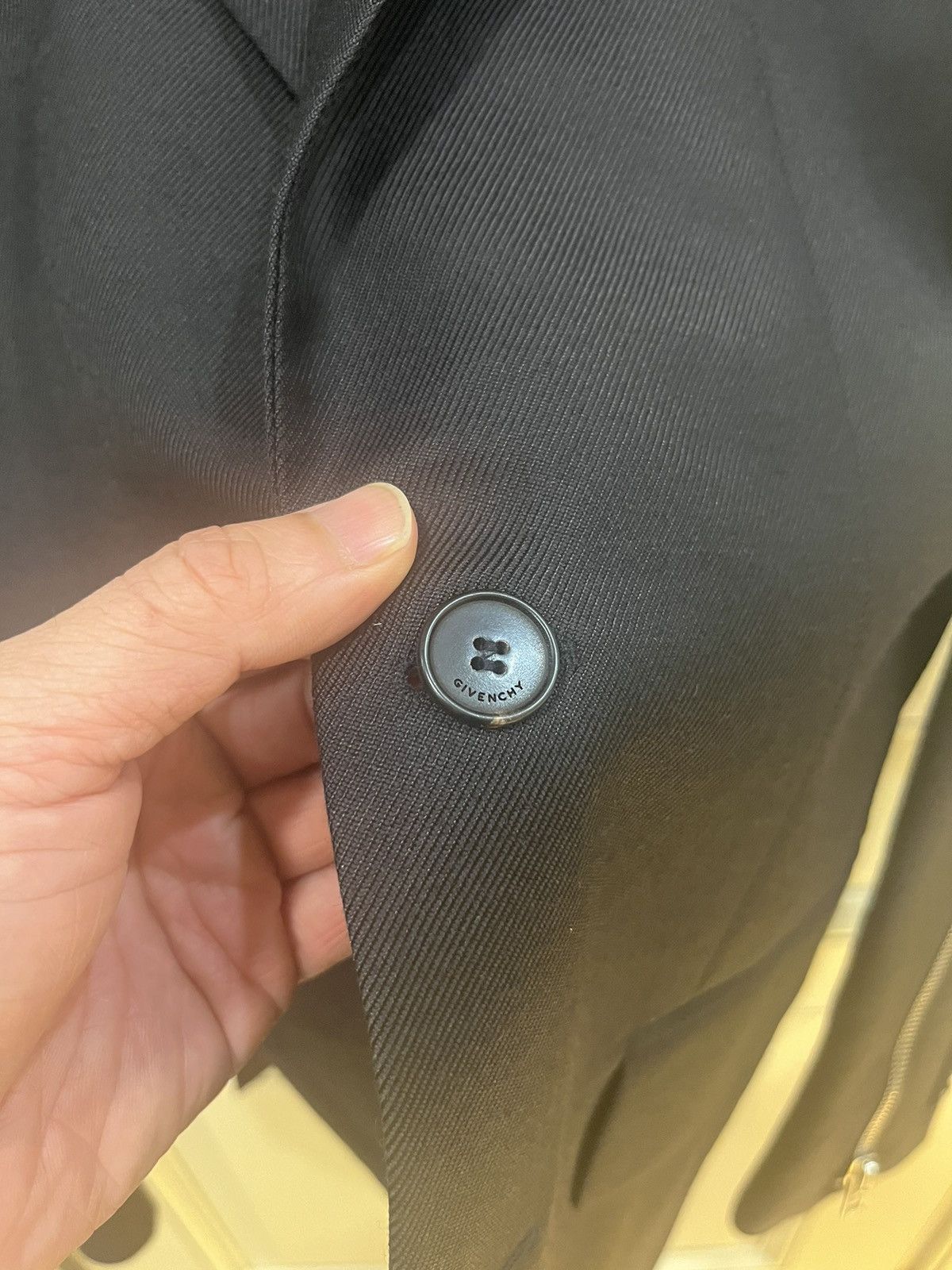 Givenchy zipper on sleeve blazer size46 Size 46R - 3 Thumbnail