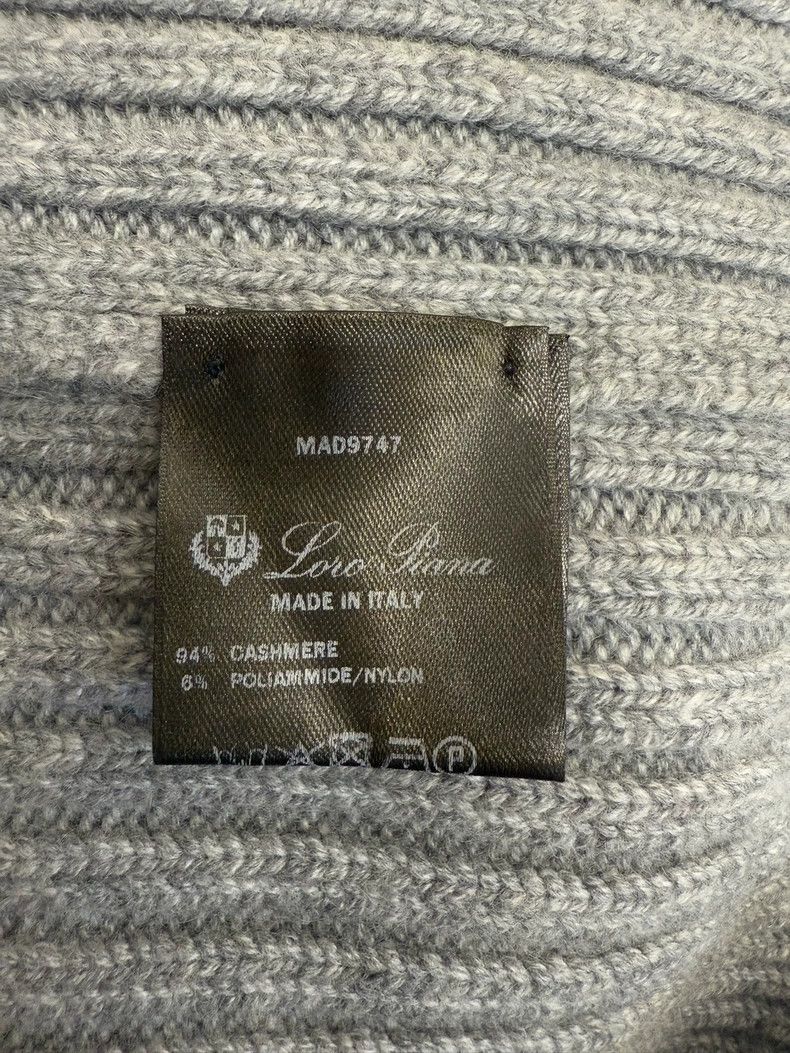 Loro Piana LORO PIANA Gray Teddy cashmere cardigan Size XS / US 0-2 / IT 36-38 - 6 Thumbnail