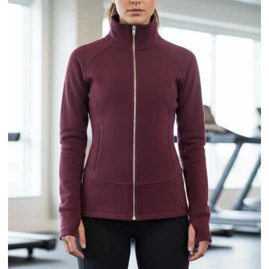 Lululemon ⭐Lululemon Radiant II Full Zip Jacket Women's Sz 6 Cotton Fl Size M / US 6-8 / IT 42-44 - 1 Thumbnail
