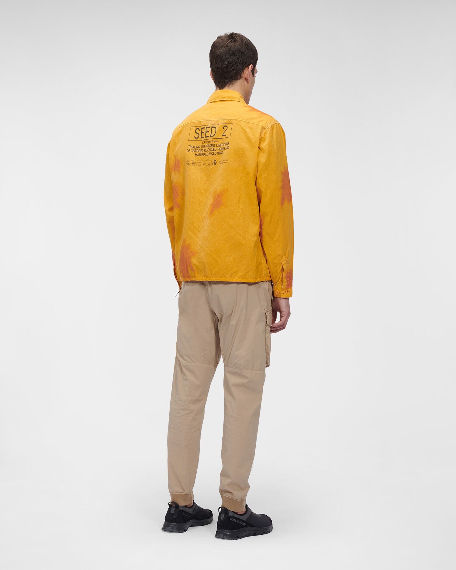 C.P. Company o1y1224 Logo Zipped Hooded Jacket in Marigold Size US M / EU 48-50 / 2 - 4 Thumbnail
