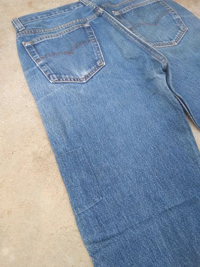 Levi's × Vintage 90s Vintage Levis 501 Made In USA 32x32 Size US 32 / EU 48 - 4 Thumbnail