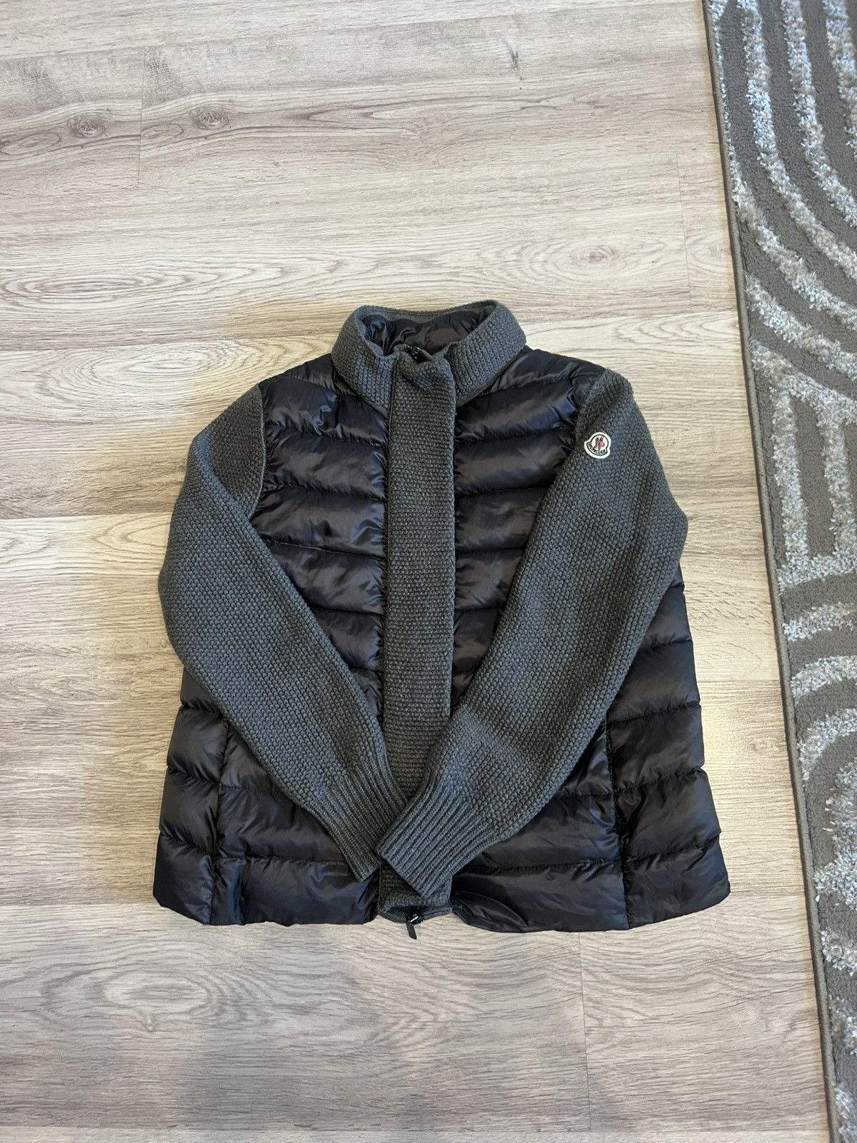 Moncler Moncler Down Knit Hybrid Jacket - Size M Size M / US 6-8 / IT 42-44 - 1 Thumbnail