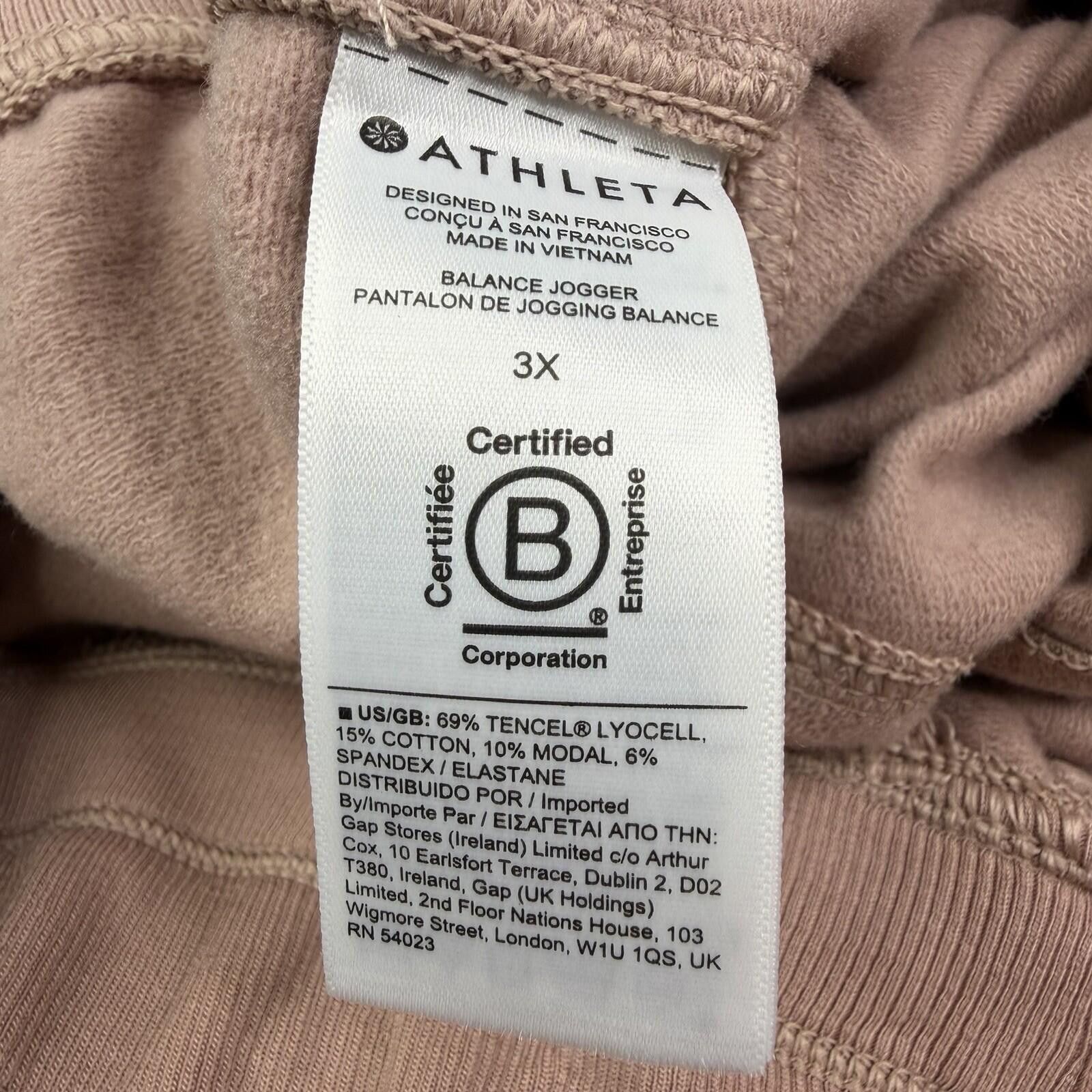 Other Athleta Women's Size 3X (44x28) NWT Balance Jogger Pink Size 42" / US 20 - 11 Thumbnail