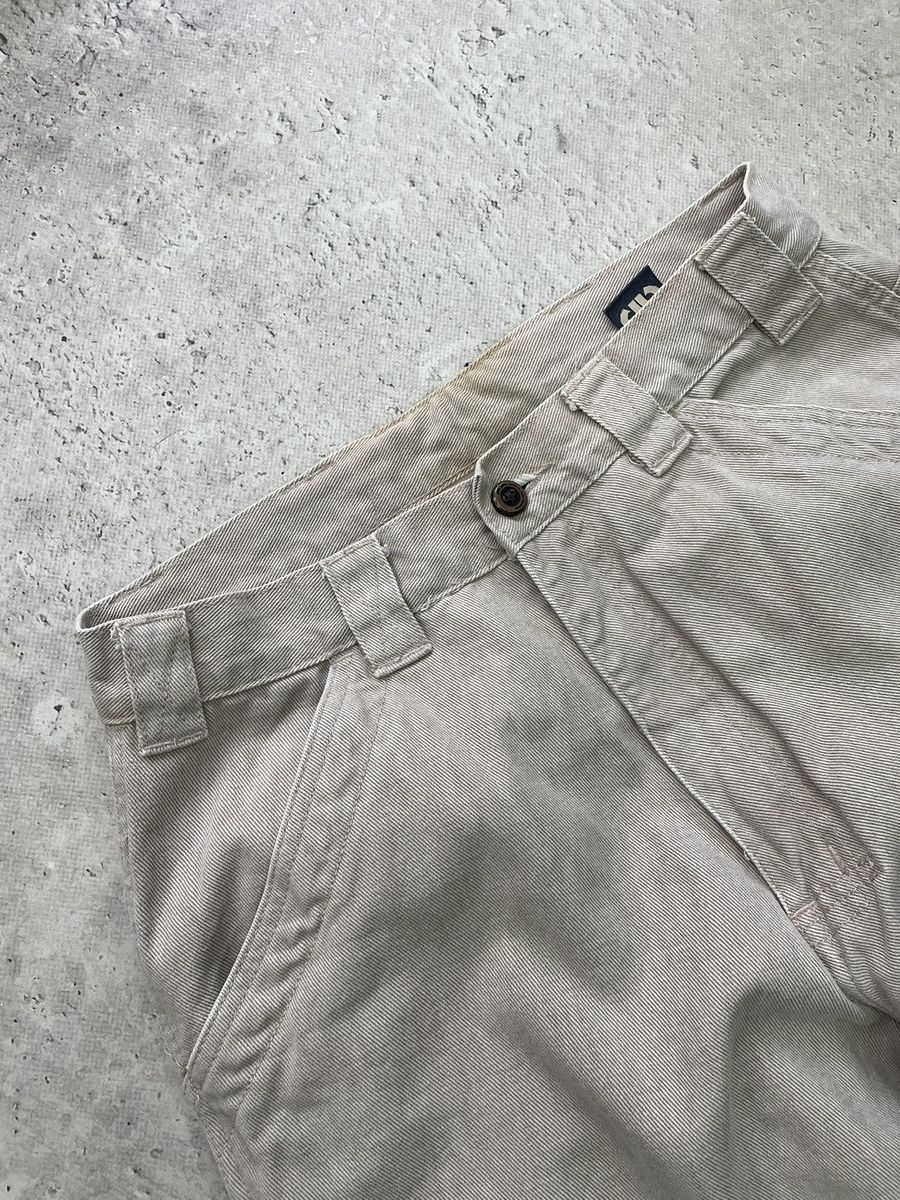 Pelle Pelle Pelle Pelle Beige Denim Pants Baggy Y2K retro Hong Kong Size US 32 / EU 48 - 6 Thumbnail