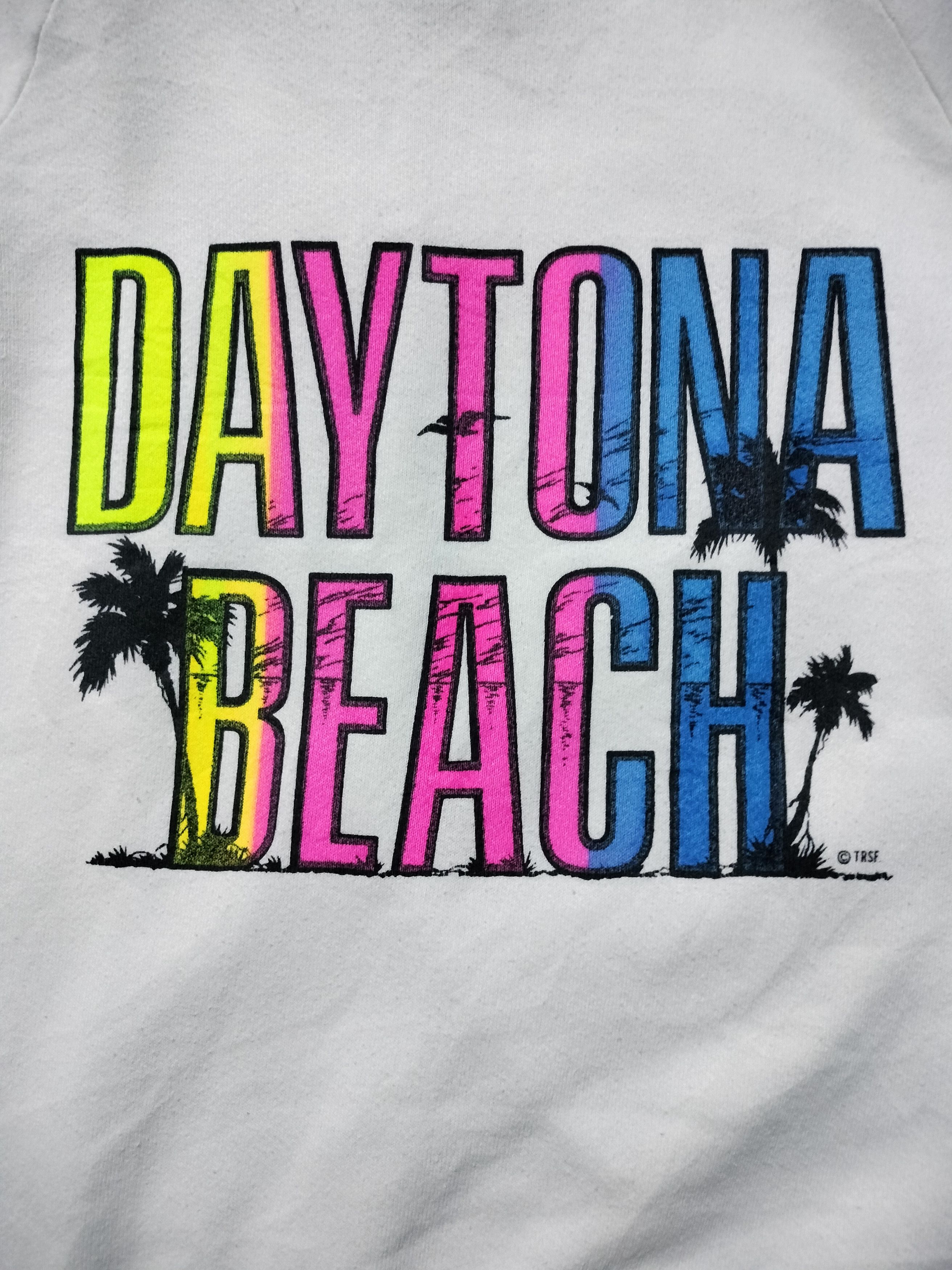 Vintage vintage 80s DAYTONA BEACH sweatshirt Size US L / EU 52-54 / 3 - 4 Thumbnail