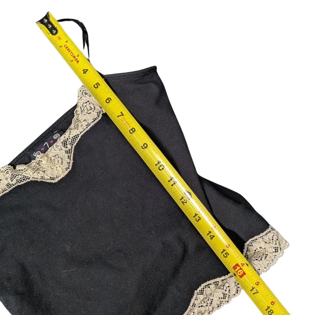 Vintage Vintage 5-7-9 Y2K Lace Hem Spaghetti Strap Top | Women's S Size S / US 4 / IT 40 - 3 Thumbnail