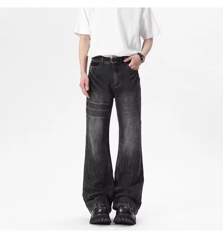 Other Black denim with a lightning pattern Size US 31 - 1 Thumbnail