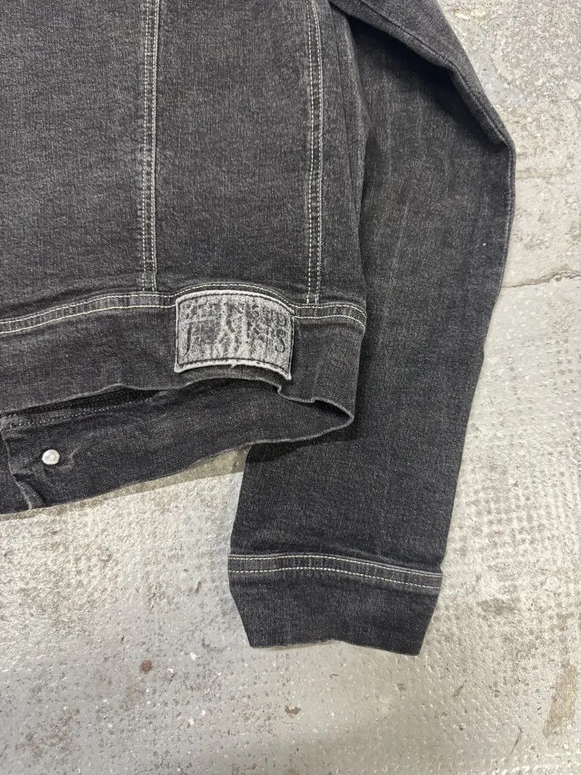 Vintage 2000s Plein Sud Cropped Grey Denim Jacket Size S / US 4 / IT 40 - 5 Thumbnail