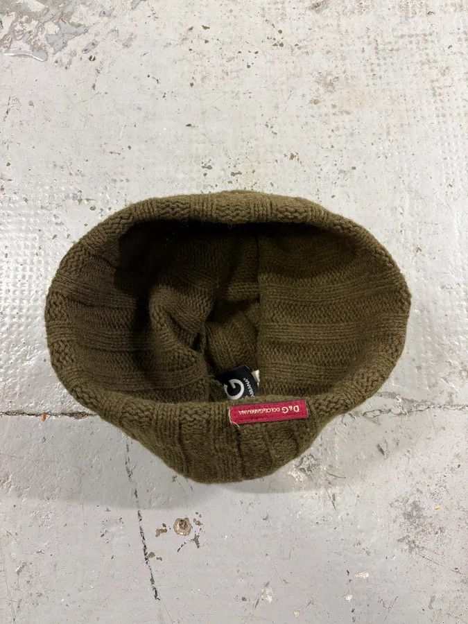 Dolce & Gabbana AW2003 Dolce & Gabbana Khaki Wool Beanie Size ONE SIZE - 5 Thumbnail