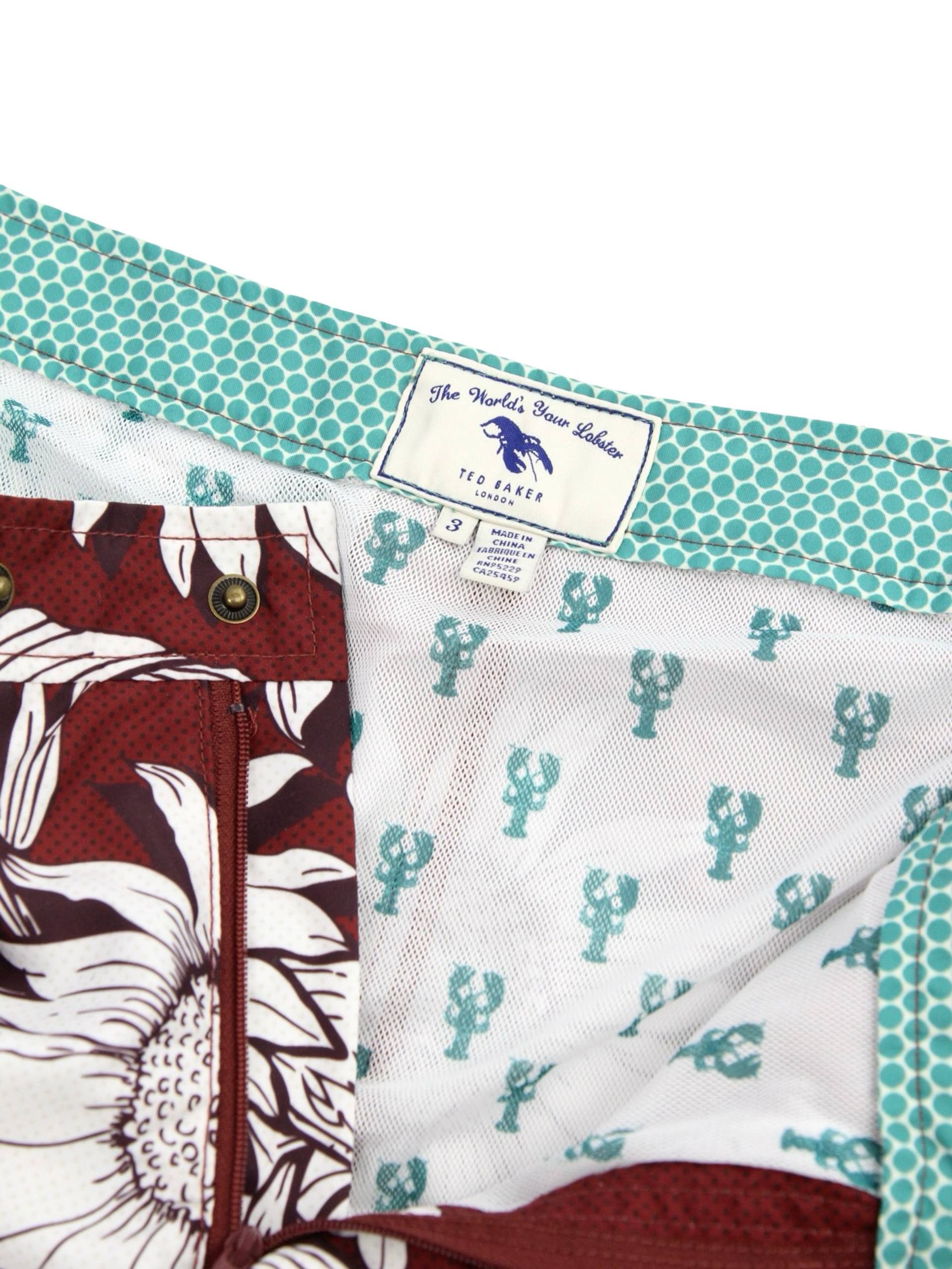 Ted Baker TED BAKER Printed swim shorts Size US 32 / EU 48 - 7 Thumbnail