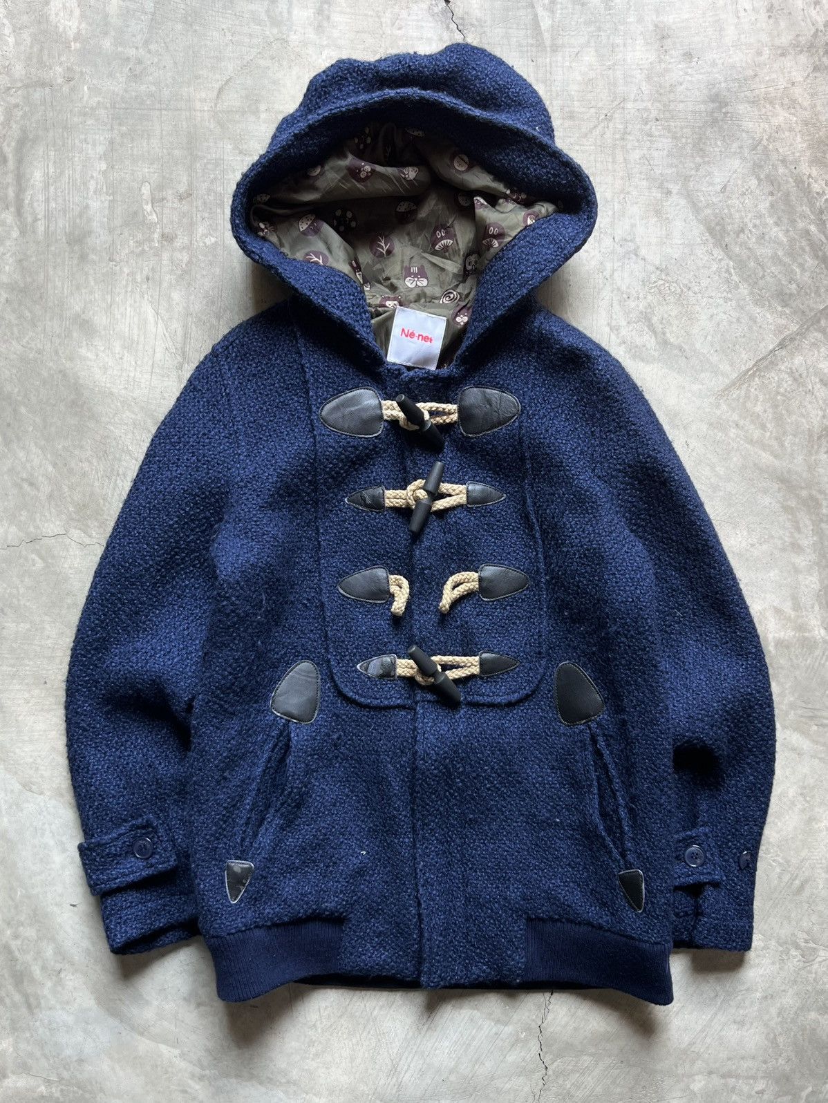 Issey Miyake Ne-Net Issey Miyake Duffle Hoodie Coat Size US XXS / EU 40 - 4 Thumbnail
