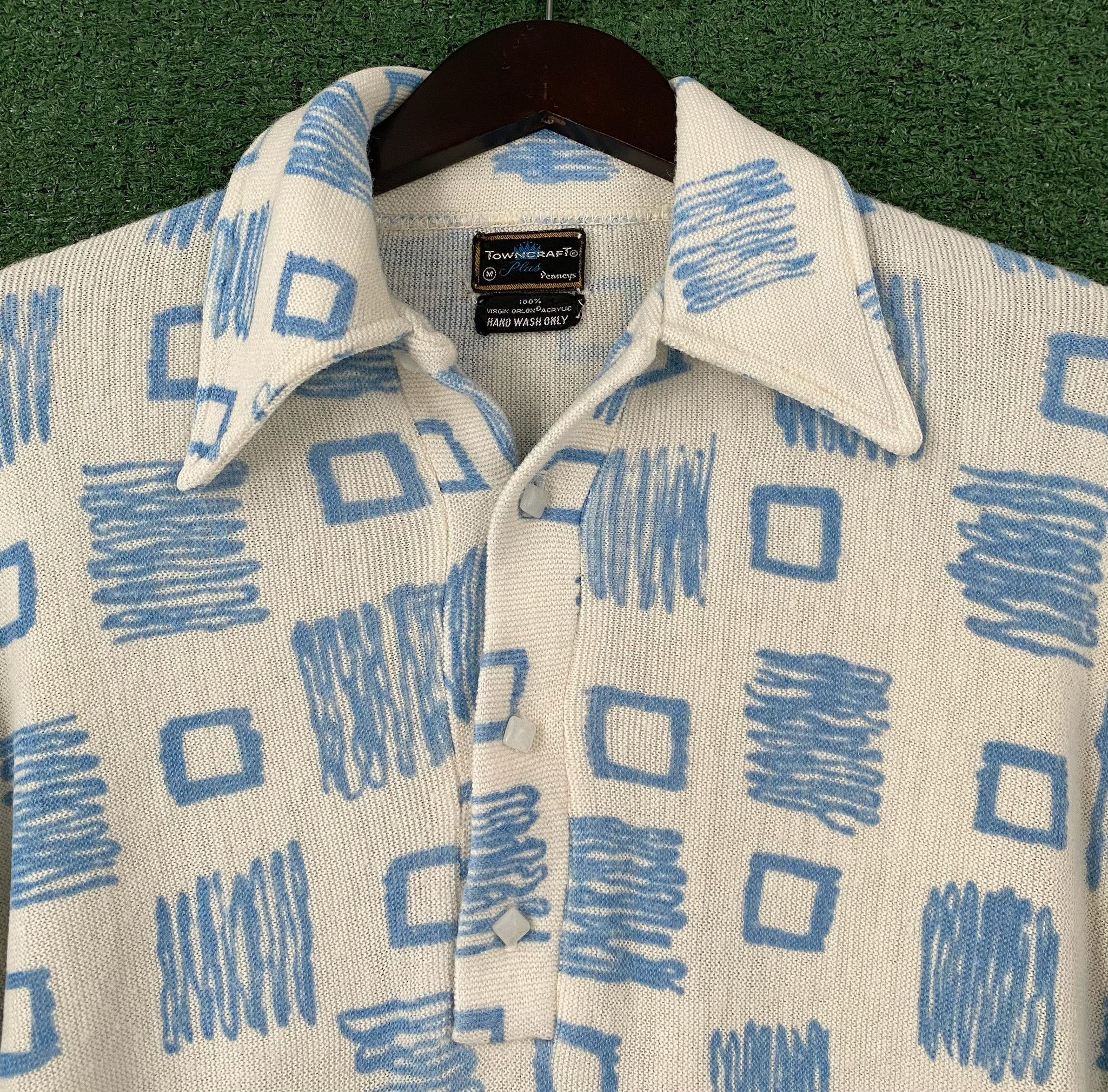 Towncraft 60’s Towncraft Geometric Patterned Sweater Polo Large Size US L / EU 52-54 / 3 - 2 Thumbnail