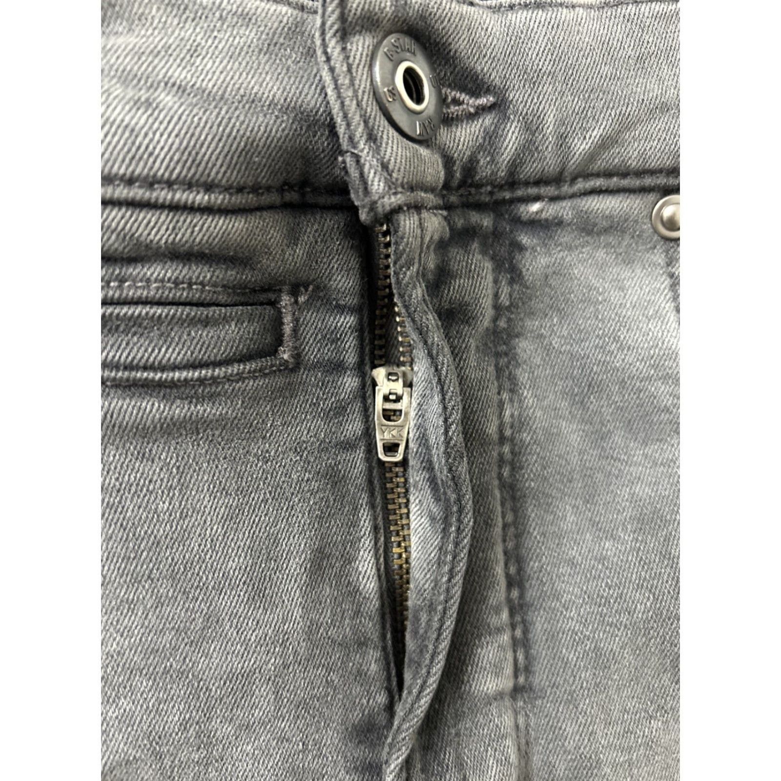 Vintage G-Star RAW Jeans Slim 30x30 Gray D Staq 3D Premium Italian Denim Cotton Mens Regular Slim Fit Pants Jeans Gray Size US 30 / EU 46 - 5 Thumbnail