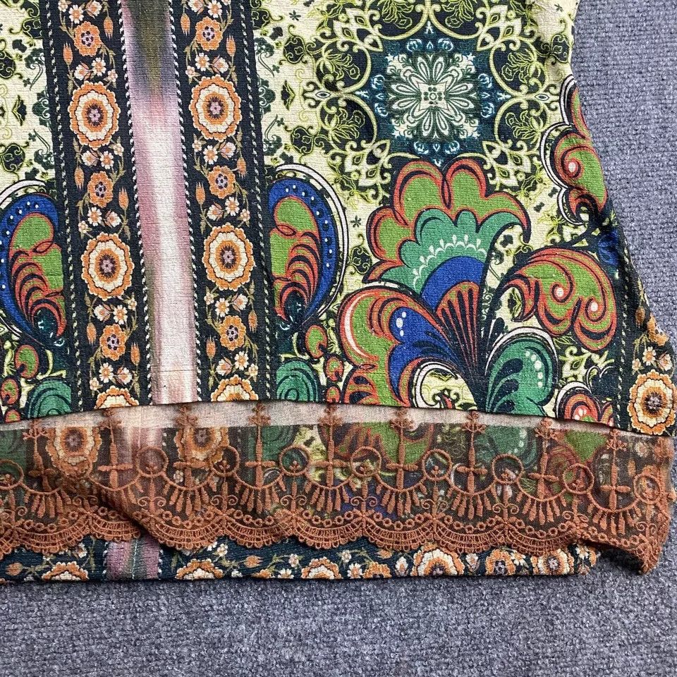 Other One World Top Women's 1X Plus Floral Half Sleeve Tunic Size XL / US 12-14 / IT 48-50 - 4 Thumbnail