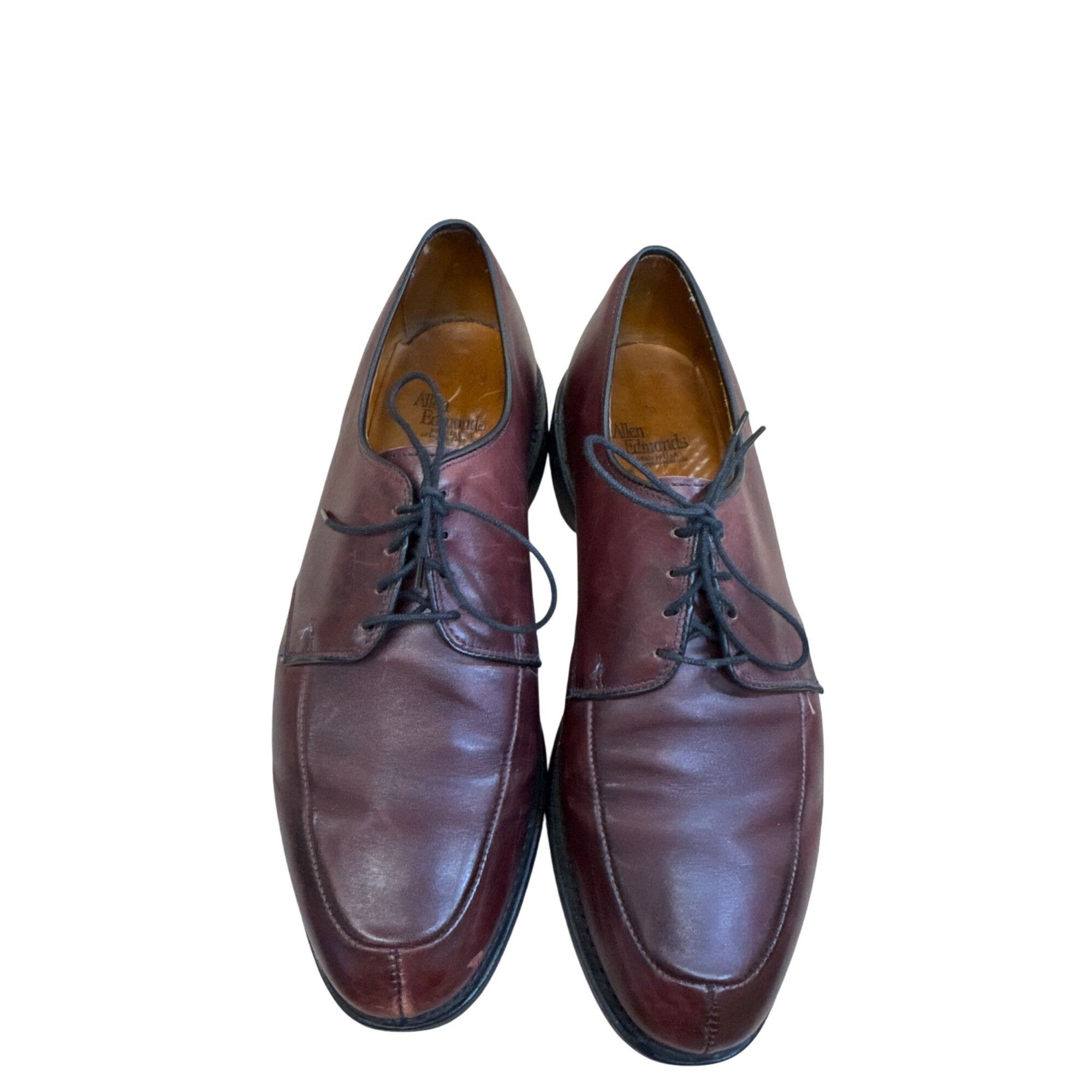Allen Edmonds Allen Edmonds Kennett Mens Brown Leather Oxford Shoes Size 9 Size US 9 / EU 42 - 15 Thumbnail