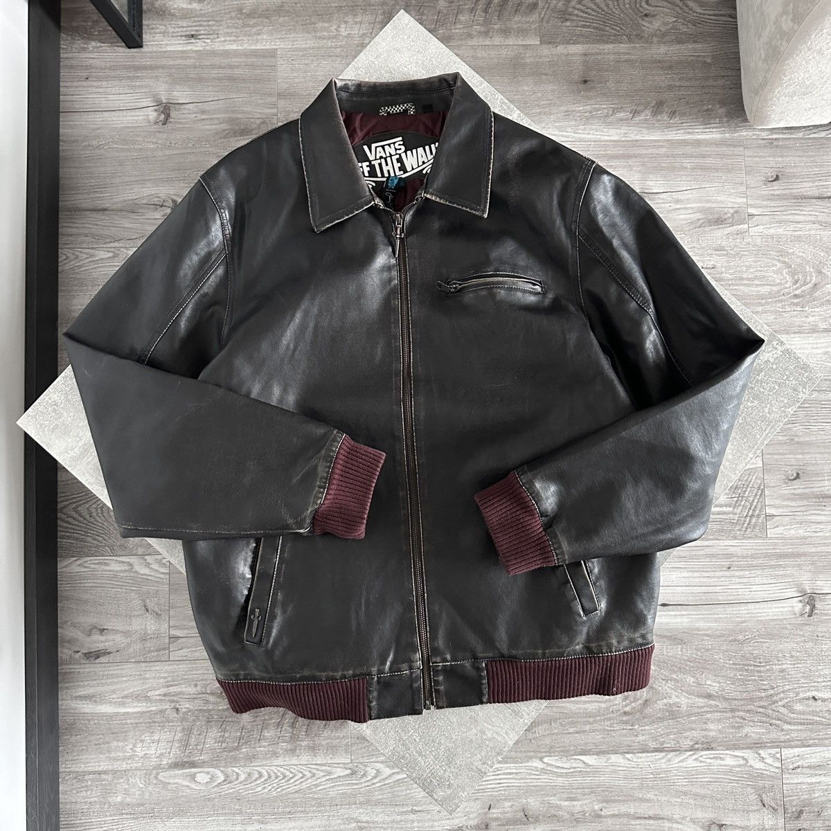 Vans Vintage 00s Vans x Johnny Layton Dagger jacket rare hype y2k Size US XL / EU 56 / 4 - 1 Thumbnail