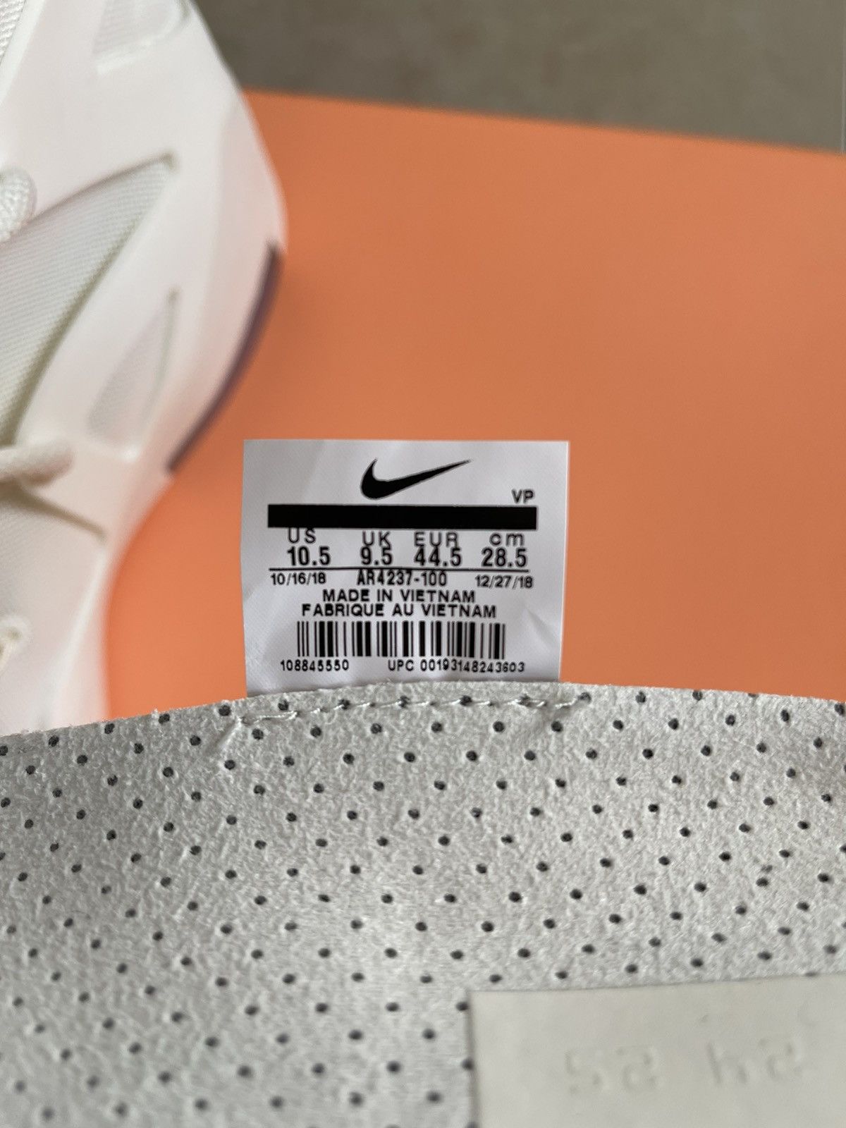 Fear of God × Nike NIKE AIR FEAR OF GOD 1 Size US 10.5 / EU 43-44 - 12 Thumbnail