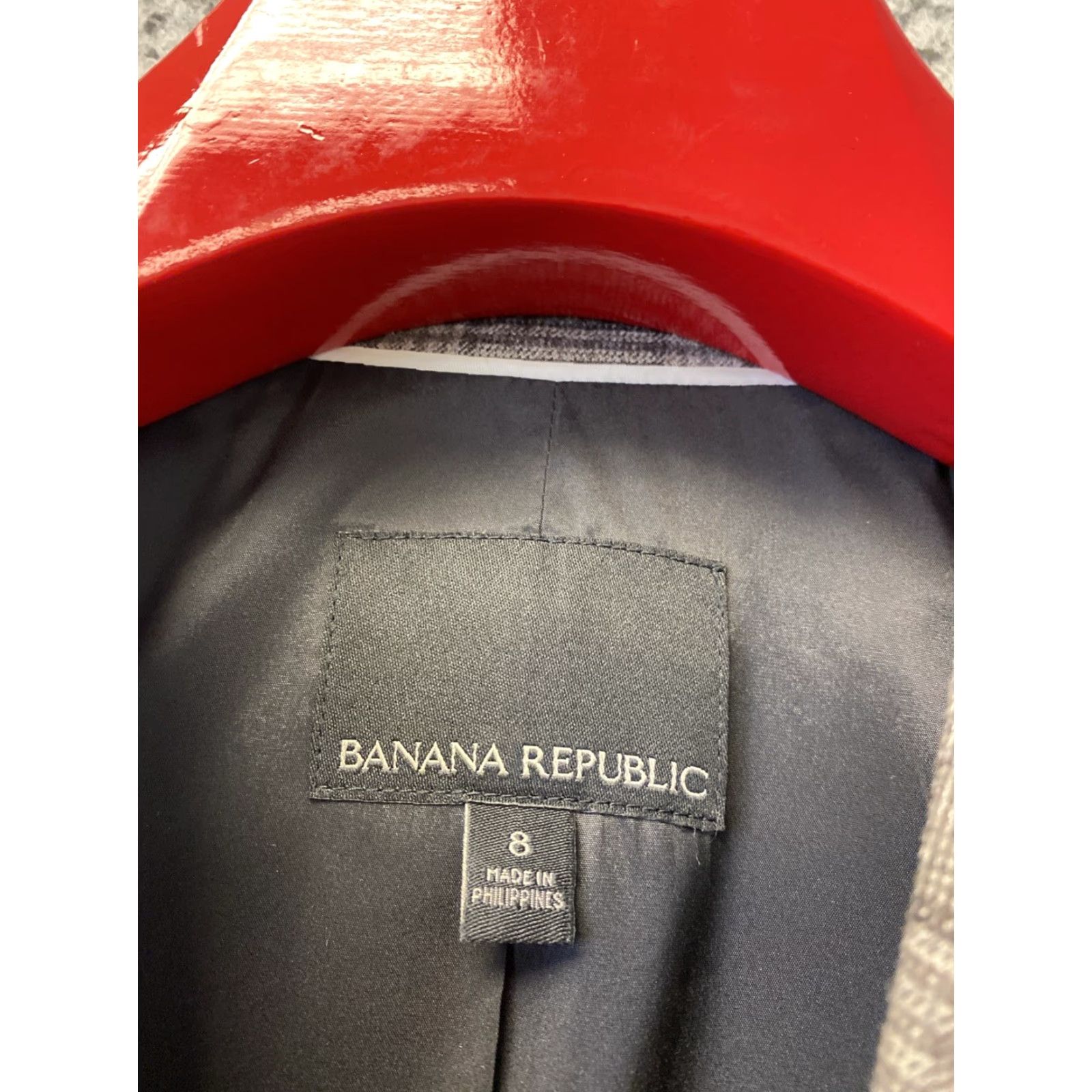 Banana Republic Banana Republic Blazer Women’s 8 Wool Plaid Short 1 Button Classic Fit Brown – Business Dress Coat Women’s Size 8 Regular Size M / US 6-8 / IT 42-44 - 4 Thumbnail