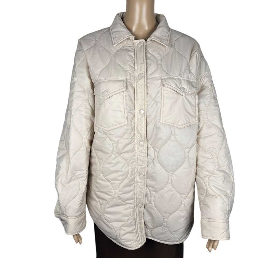 Other New VELVET HEART Eleanor Puffer Cream Jacket Size L Size L / US 10 / IT 46 - 2 Thumbnail