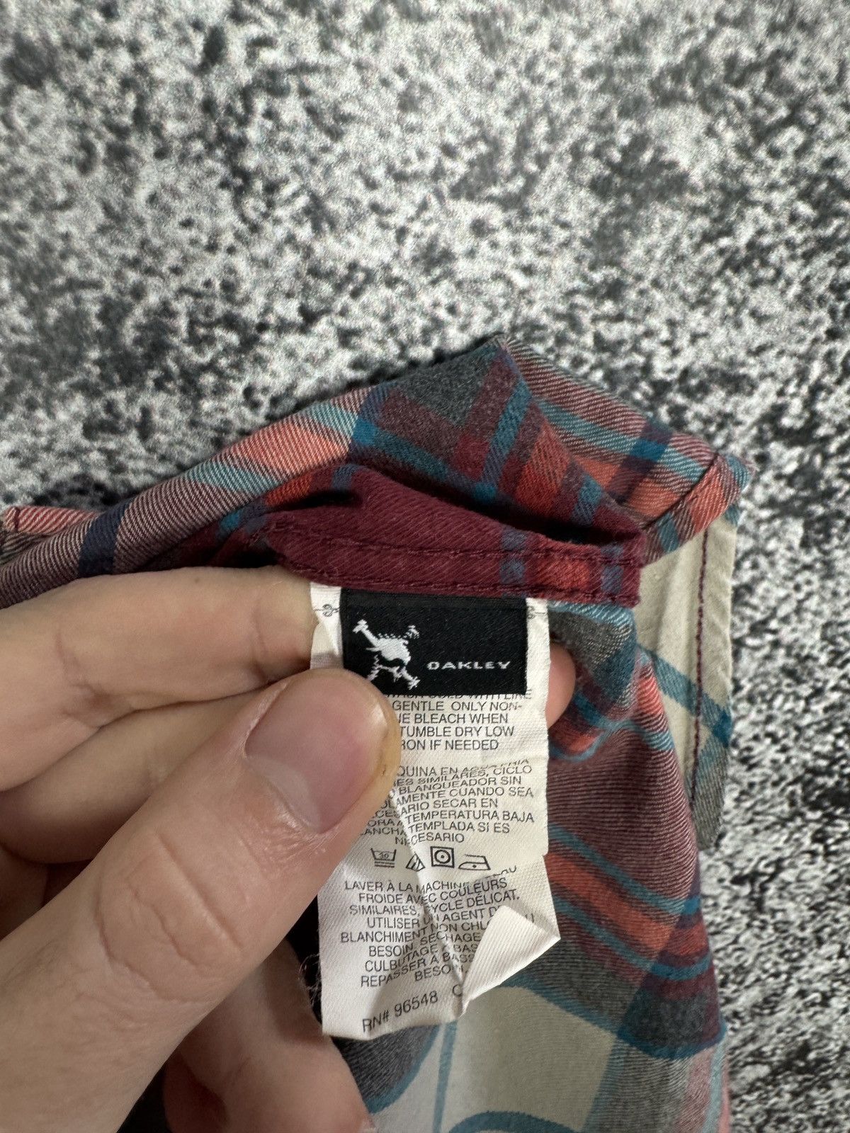 Oakley Vintage Oakley Plaid Flannel Long Sleeve Shirt Button Up S Size US S / EU 44-46 / 1 - 8 Thumbnail