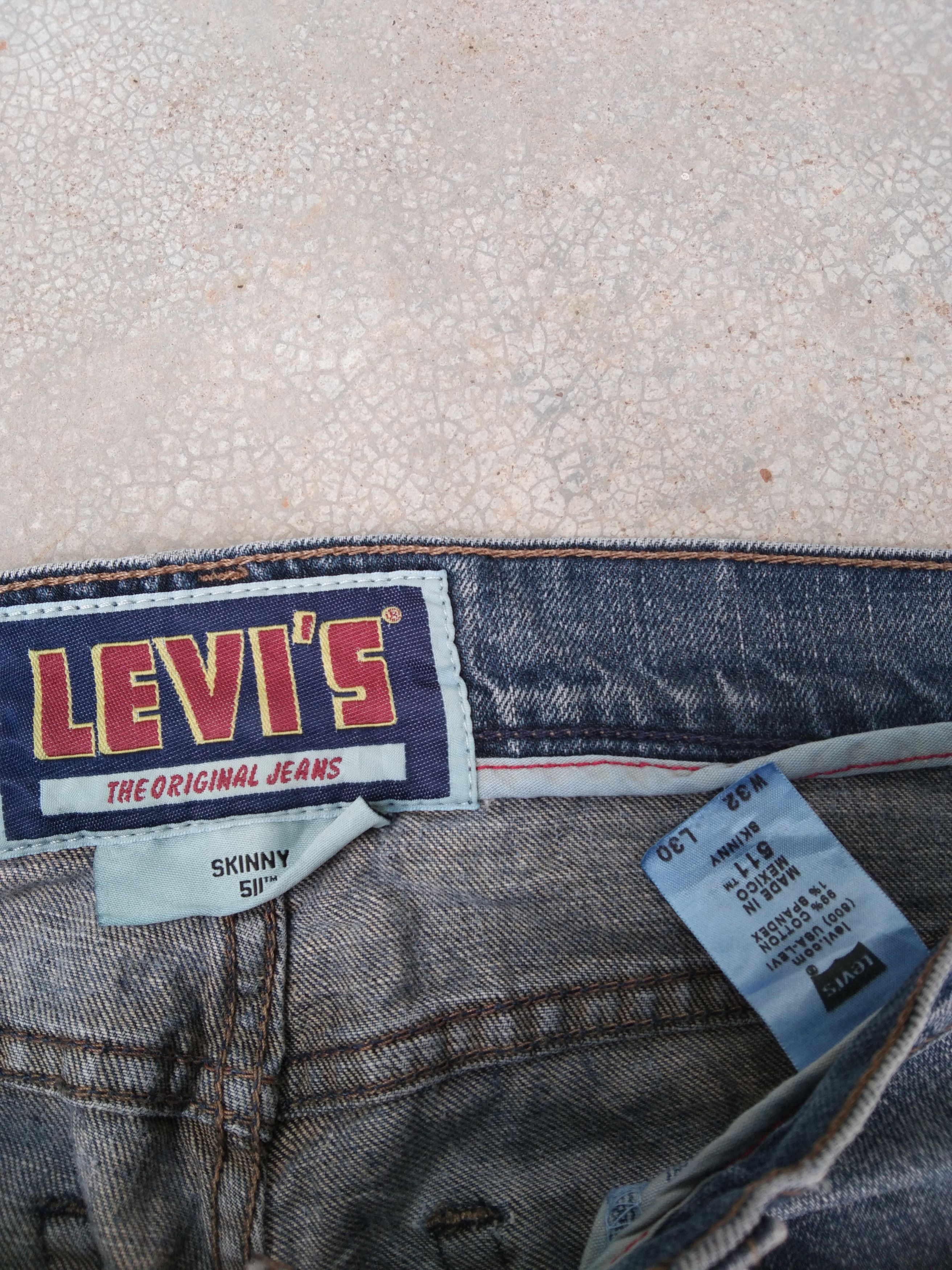 Jean × Levi's × Vintage Vintage Levis Jeans 511 Distressed Denim 32x30 Size US 32 / EU 48 - 8 Thumbnail