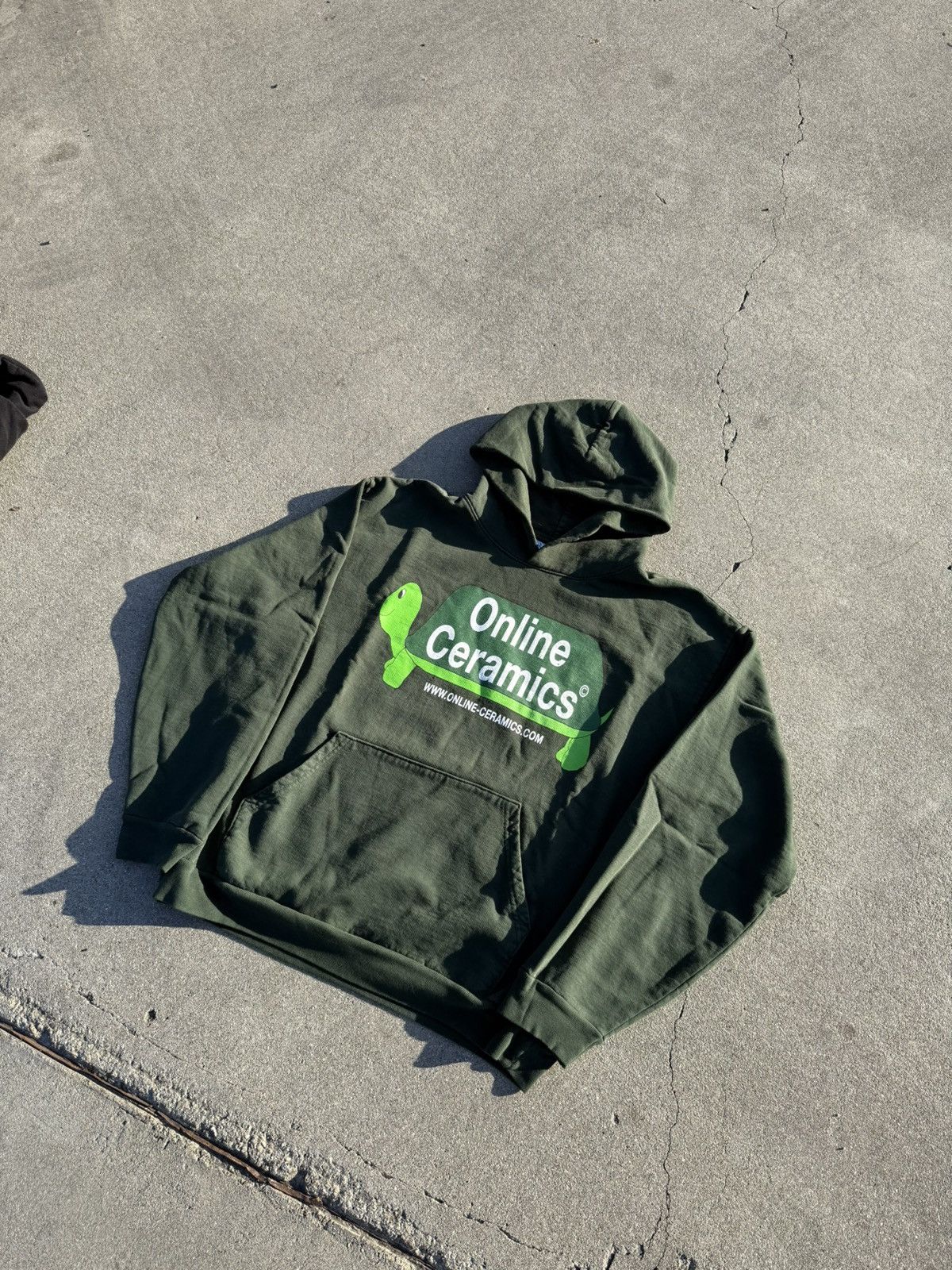 Online Ceramics Online Ceramics Frog Forest Green Hoodie Size US XL / EU 56 / 4 - 2 Thumbnail