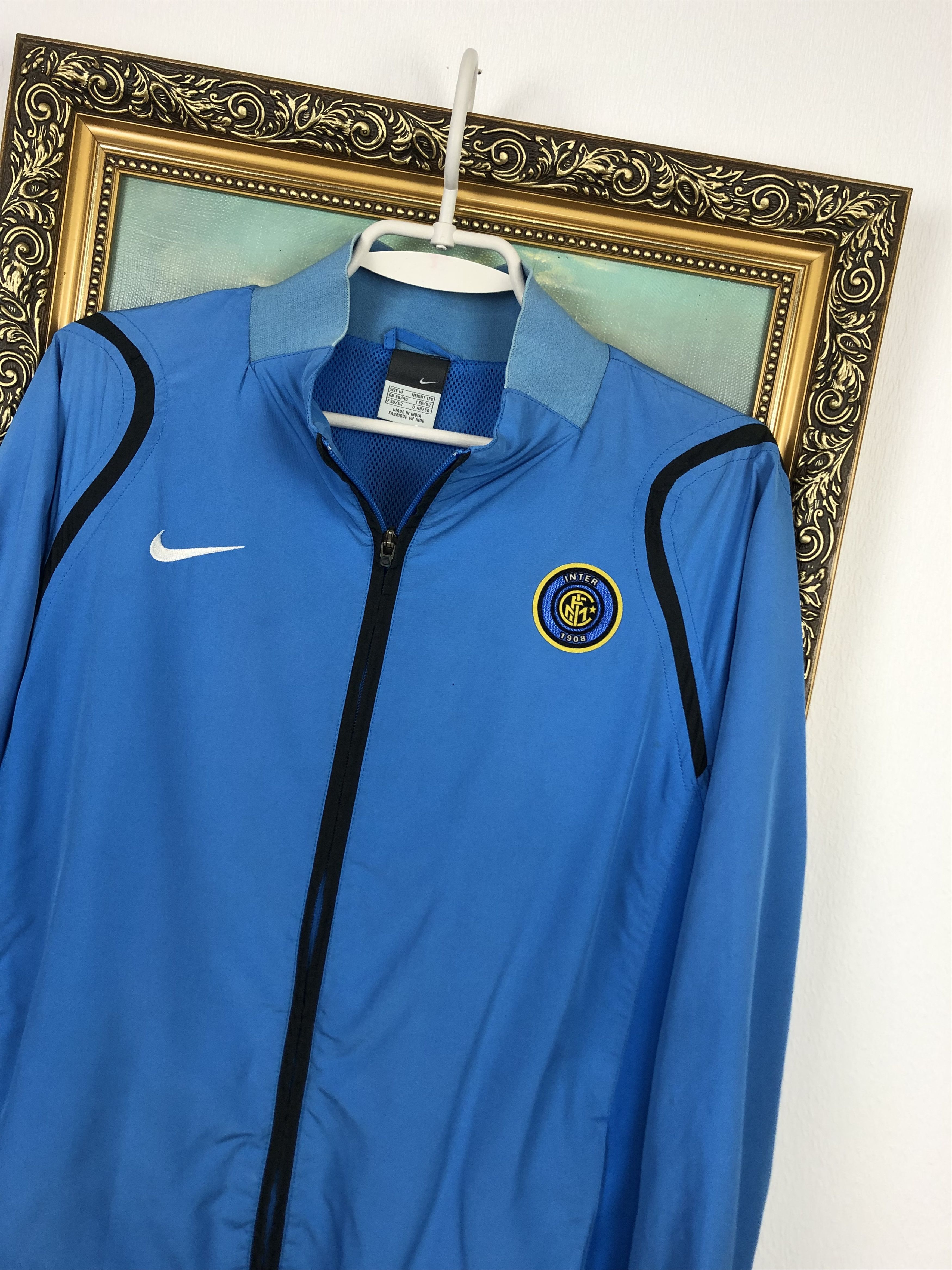 Nike Vintage Internazionale Inter Football Jacket Track Top Size US M / EU 48-50 / 2 - 4 Thumbnail
