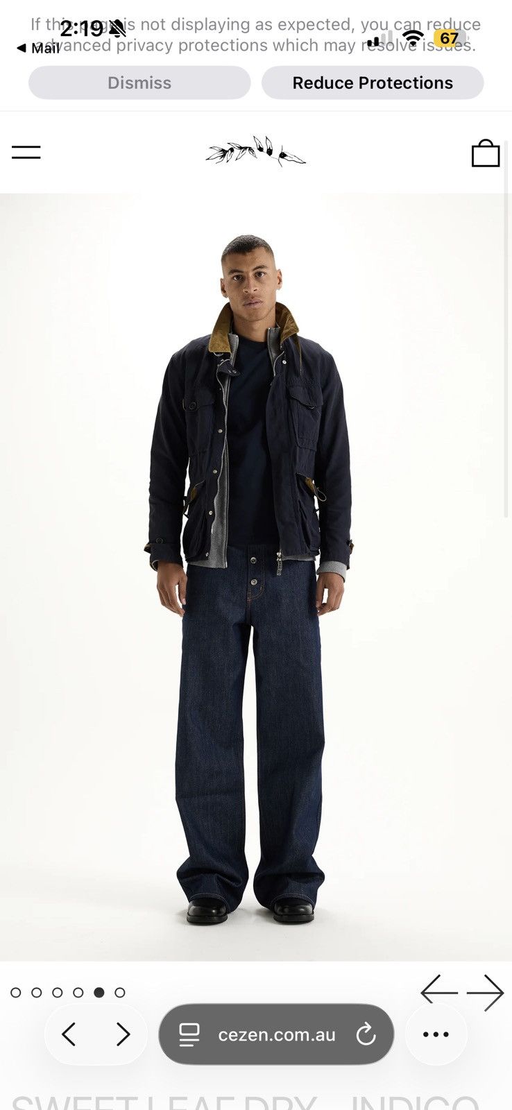 Yuremane CEZEN Raw Denim Size US 30 / EU 46 - 4 Thumbnail