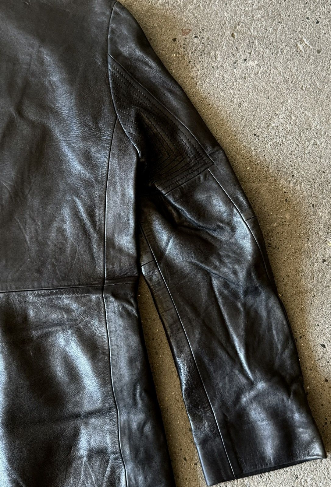 Gucci × Tom Ford Archive Gucci - Tom Ford - Lamb Skin - Leather Coat Size US M / EU 48-50 / 2 - 20 Thumbnail