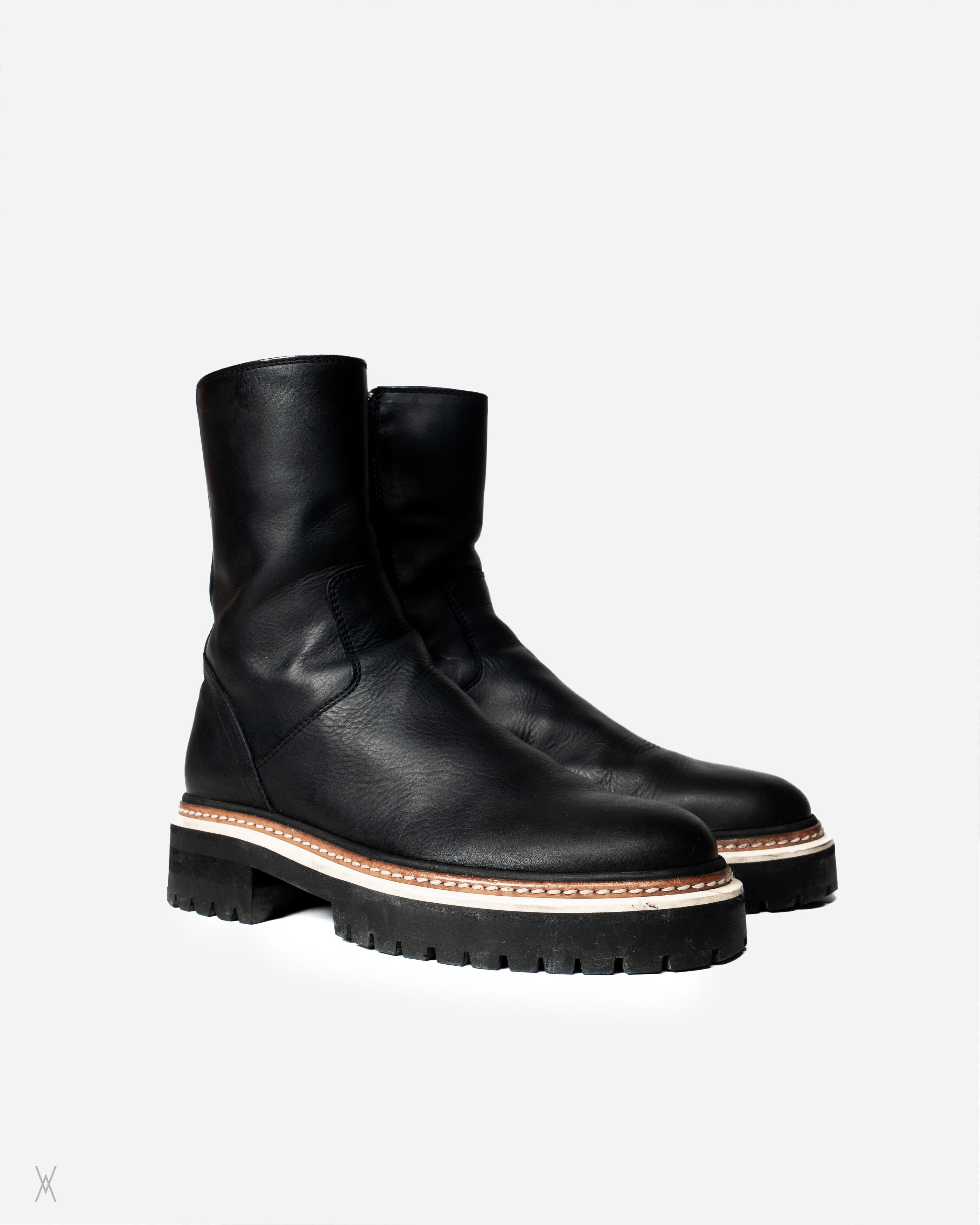Ann Demeulemeester Ann Demeulemeester leather boots Size US 7 / IT 37 - 1 Thumbnail