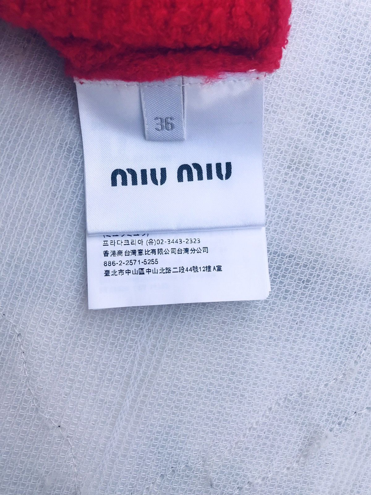Miu Miu MIU MIU Red Knit Pull Over Short Sleeve Wool Sweater Top Size XS / US 0-2 / IT 36-38 - 13 Thumbnail